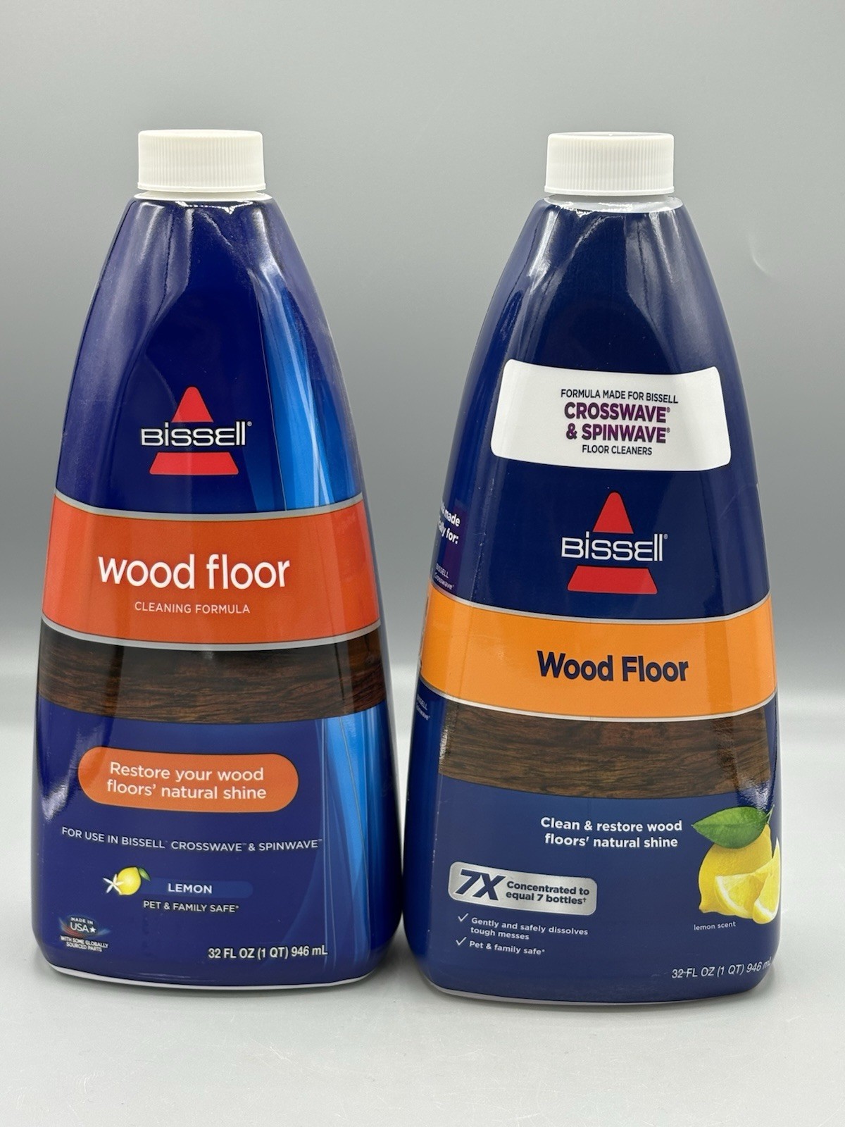 Lot 2 BISSELL Wood Floor Formula for CrossWave & SpinWave – 32oz bottle NEW