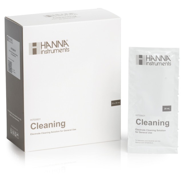 Hanna General Purpose Cleaning Solution (25 x 20 mL Sachets) – HI700601P