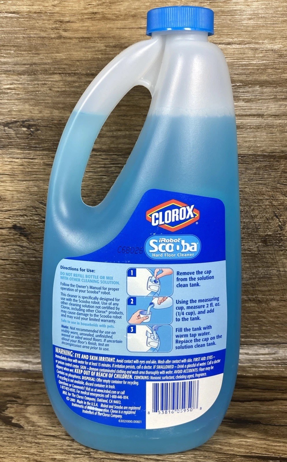 Clorox iRobot Scooba Hard Floor Cleaner Hardwood Cleaning 32 Oz Sealed