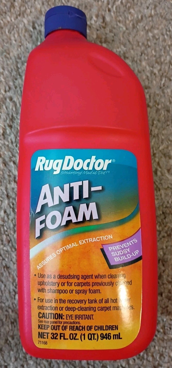Rug Doctor Anti Foam Carpet Cleaner For Carpet Machines 32 Fl Oz 60% Full