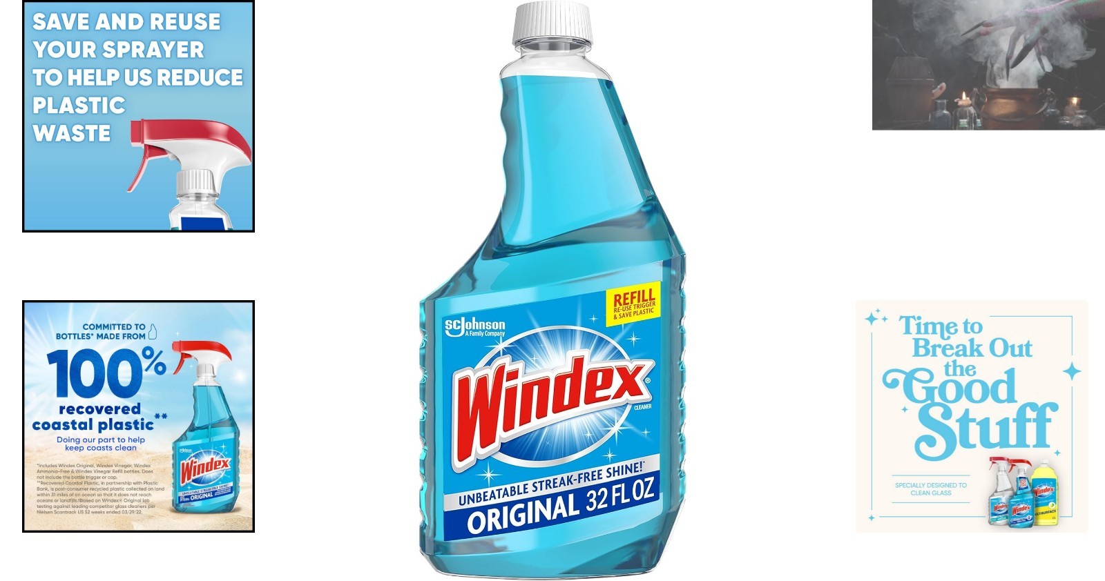 Powerful 32 Fl Oz Window Cleaner – Scent, Eco-Friendly Formula