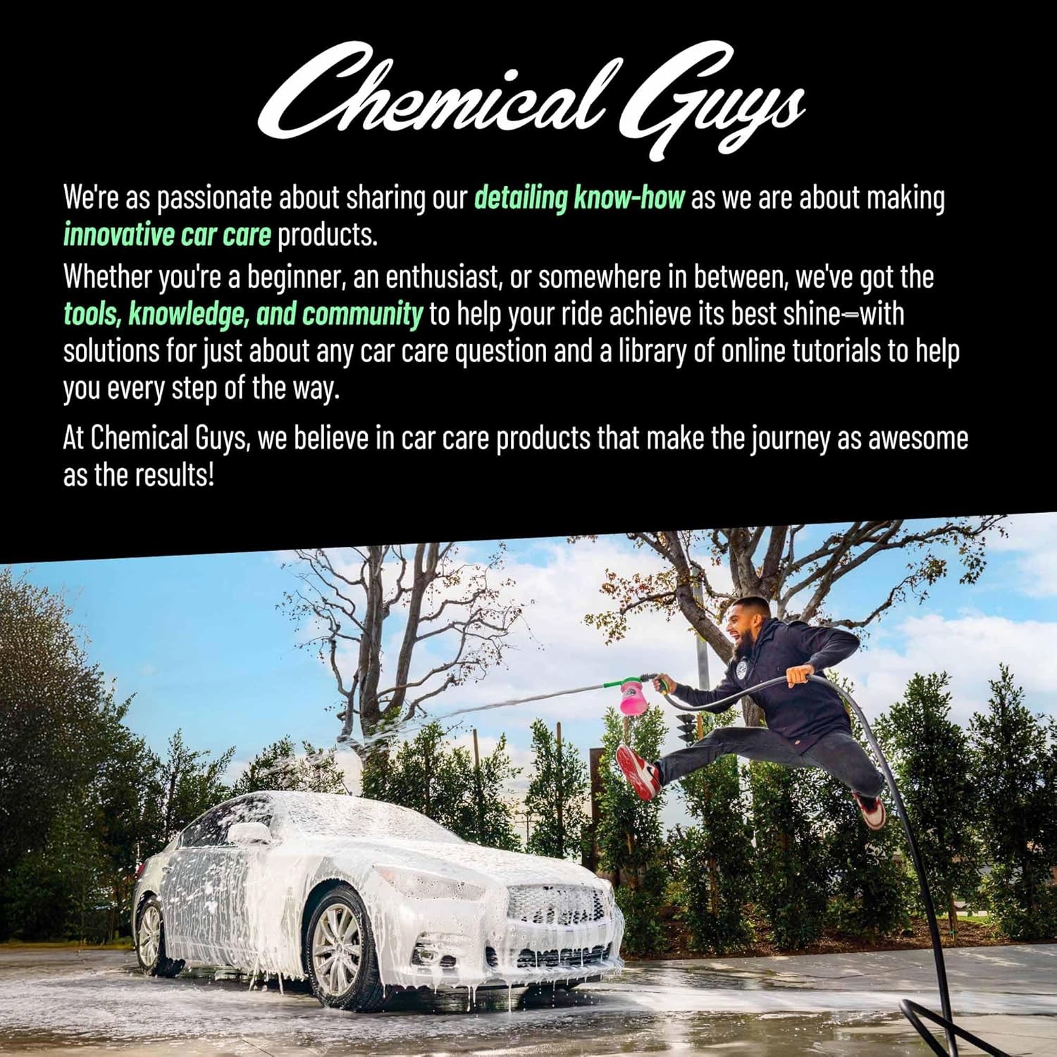 Chemical Guys Glass Cleaner Signature Series – Ammonia-Free Window and Mirror Sp
