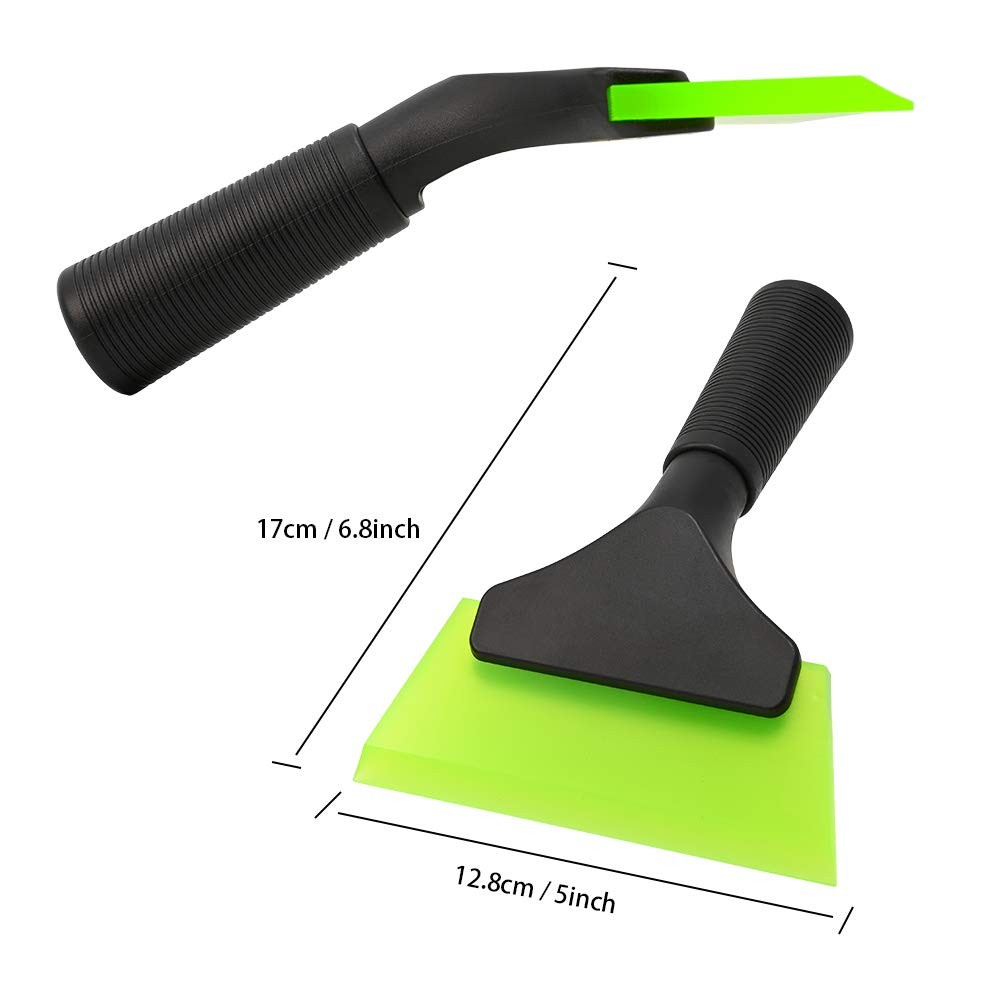 Small Squeegee with 5 Inch Dark Blue & Green Blade Mini Wiper Window Tinting …