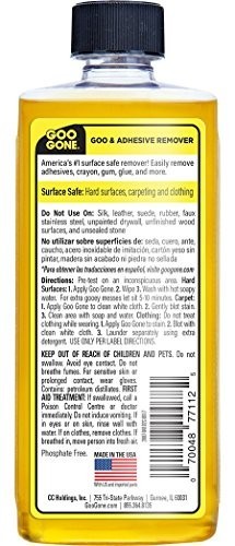 Adhesive Remover 8 Ounce 2 Pack Surface Safe Sticker Label Decal Residue Tape