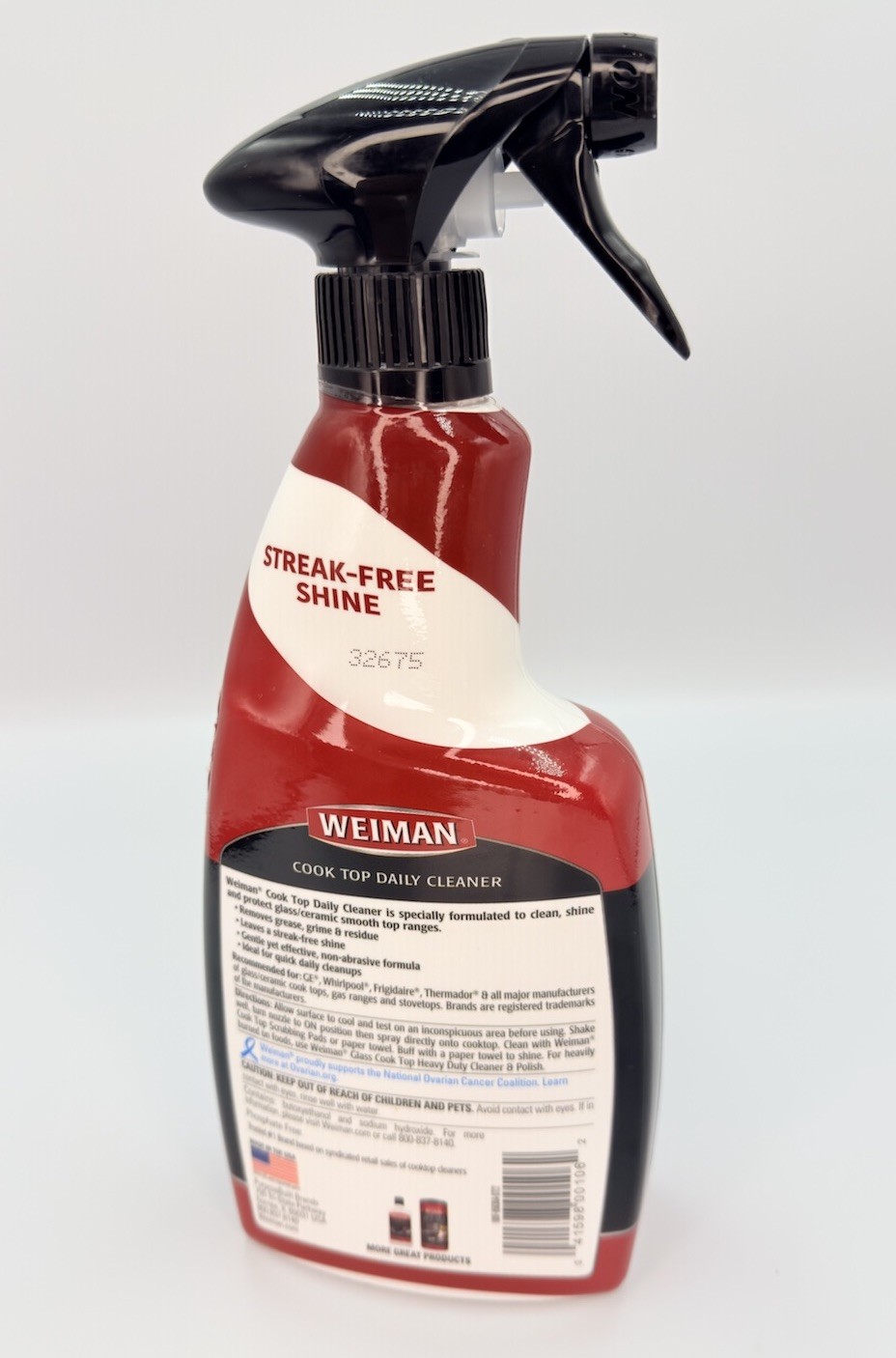 WEIMAN Glass Ceramic Stove Top DAILY CLEANER Polish Shine Protect RANGE TOP 22oz