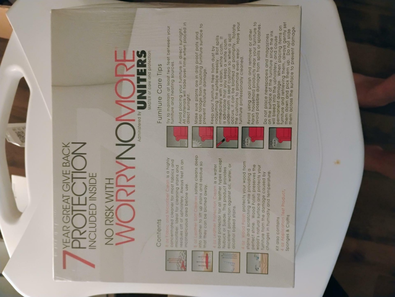WorryNoMore Leather Microfiber Wood Furniture Care Cleaner Kit – New
