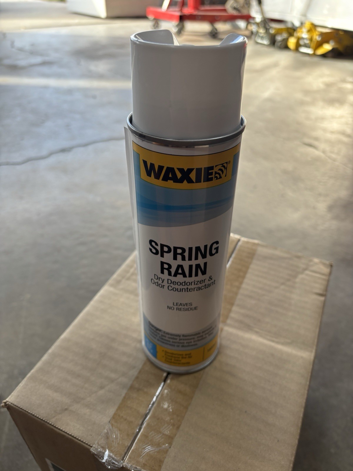 WAXIE Spring Rain Dry Deodorizer & Odor Counteractant Case – 12/10 Oz. Cans