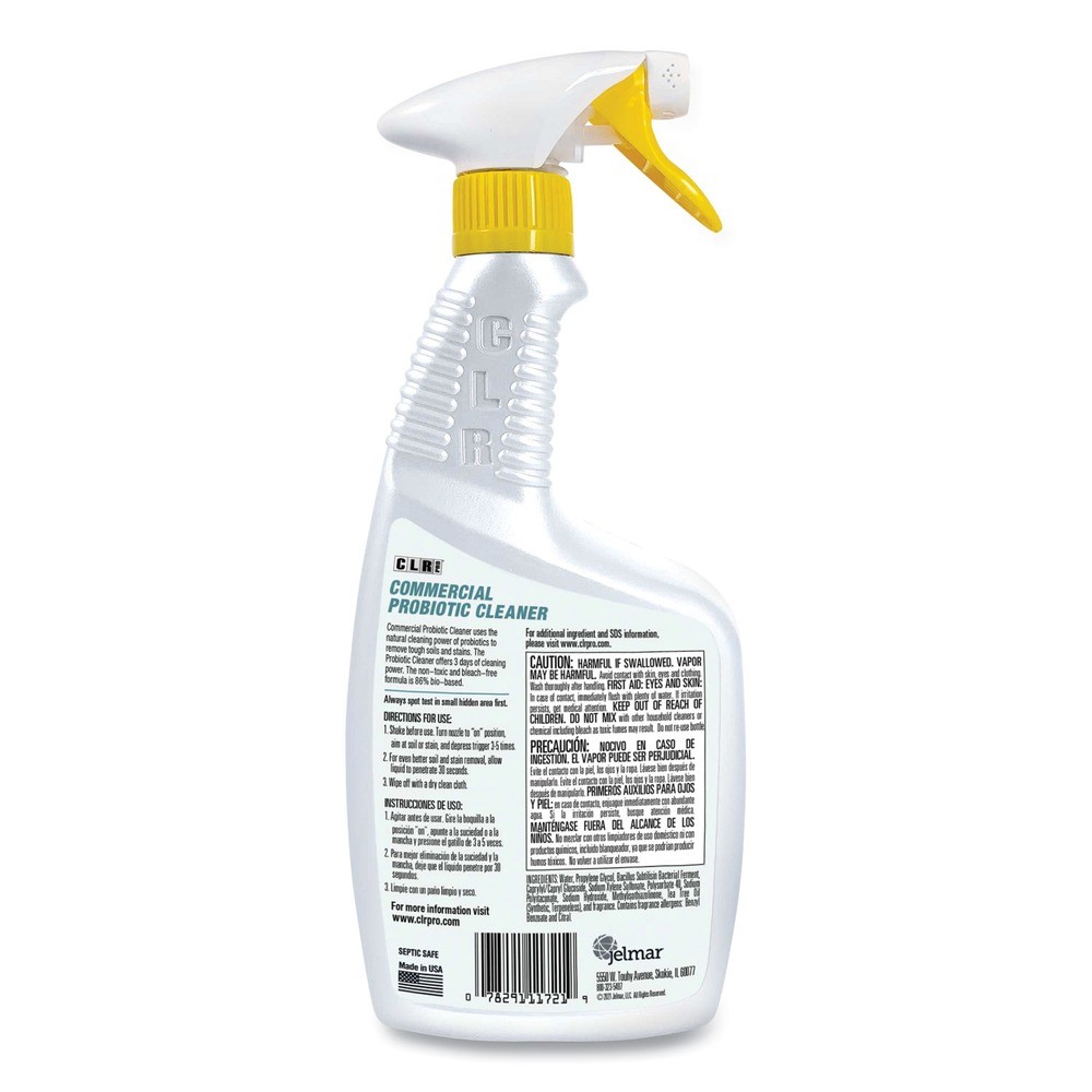 CLR PRO FMCPC326PRO 32 oz Commercial Probiotic Cleaner – Lemon Scent (6/CT) New