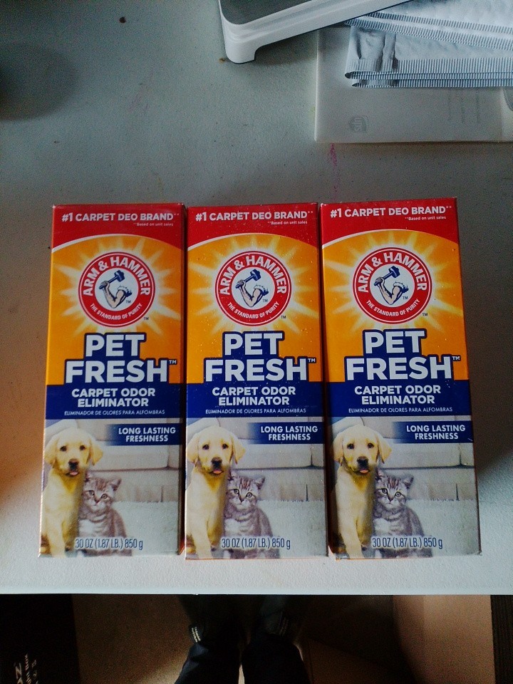 Arm Hammer Carpet Odor Eliminator, Pet Fresh 30 oz. 3 pack