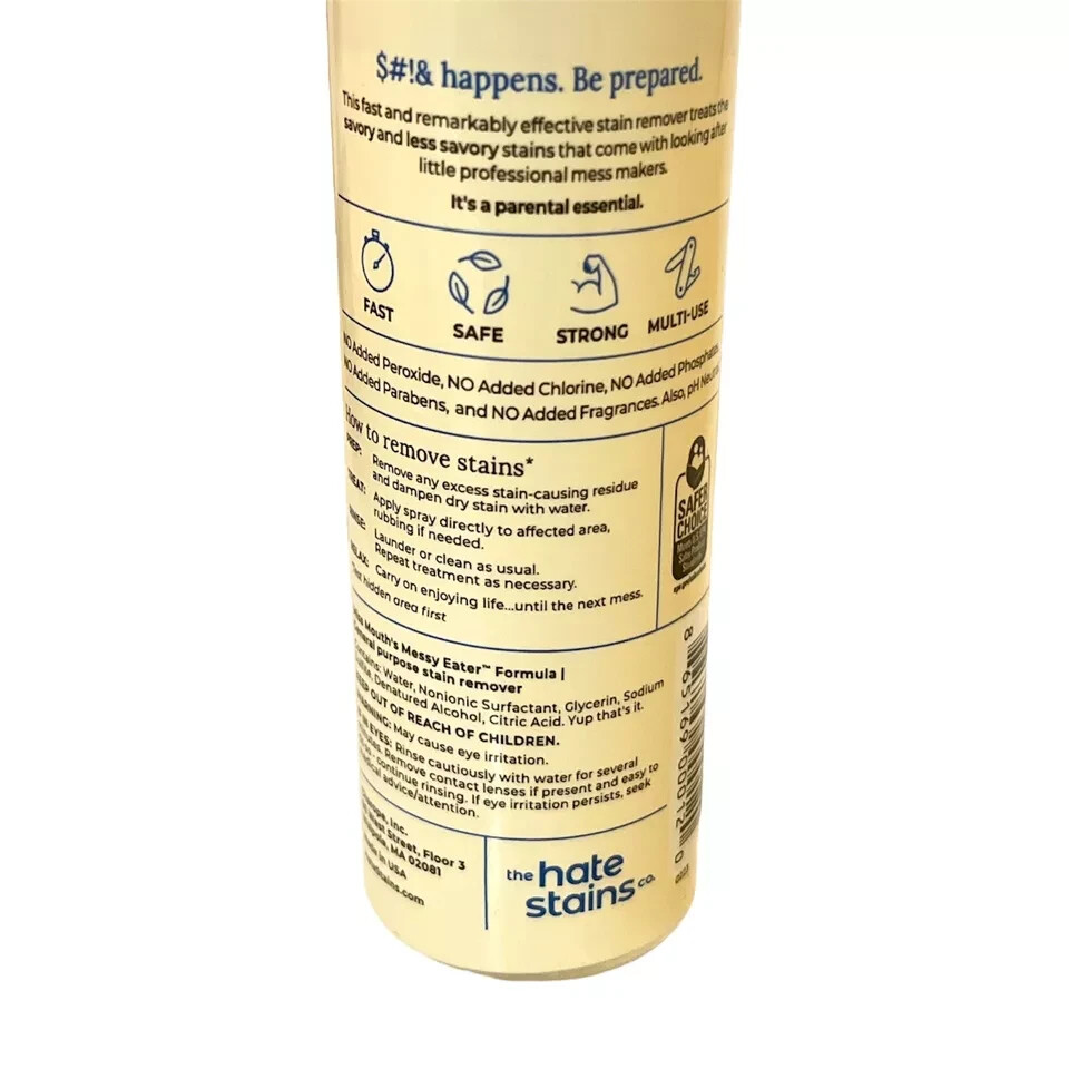 Miss Mouth’s Messy Eater, Stain Treater Spray Stain Remover 4 Fl Oz – Sealed A2