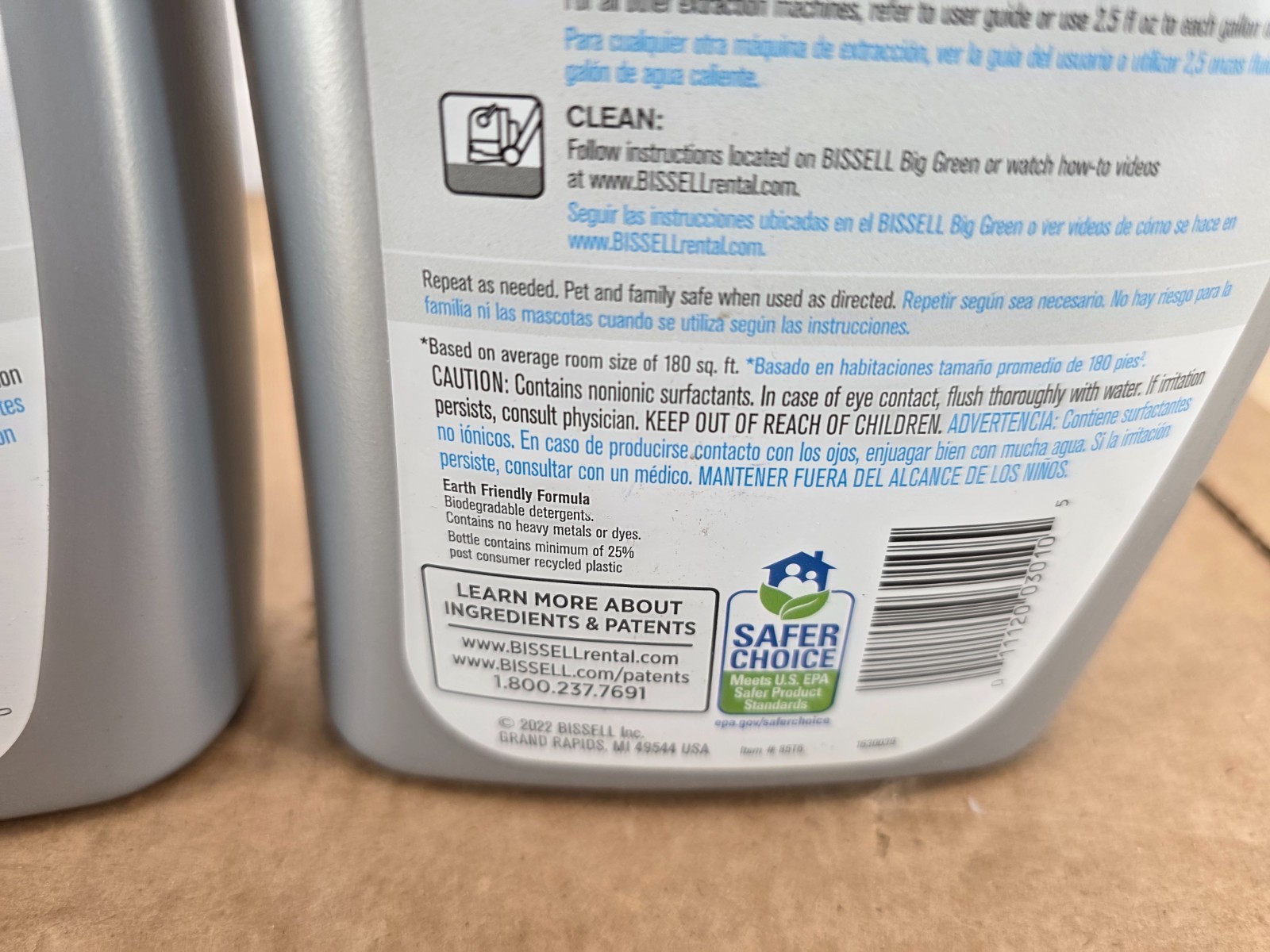 Bissell Professional Multi-Purpose Oxy Carpet Cleaner Liquid, 32 oz. – Pack of 2