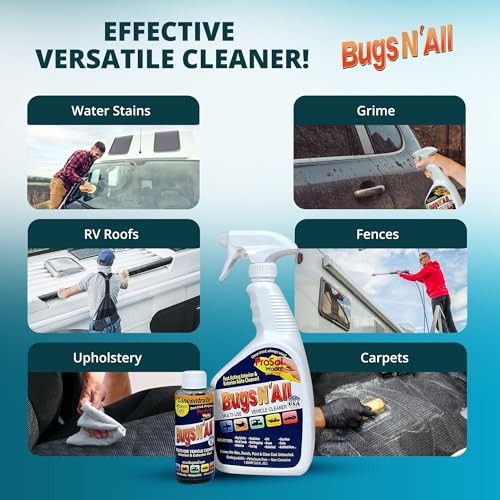 Bugs N’ All Multipurpose Car Cleaner & Degreaser Multi-Surface Car Cleaner 4 oz