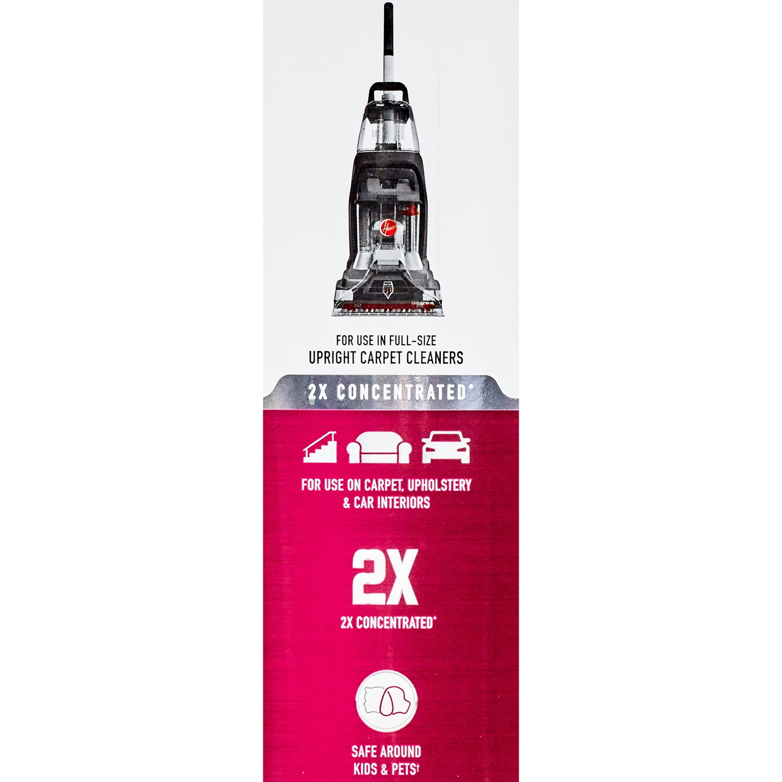 Hoover Paws & Claws Pet Stain and Odor Remover,Carpet Cleaner Solution,128 fl oz