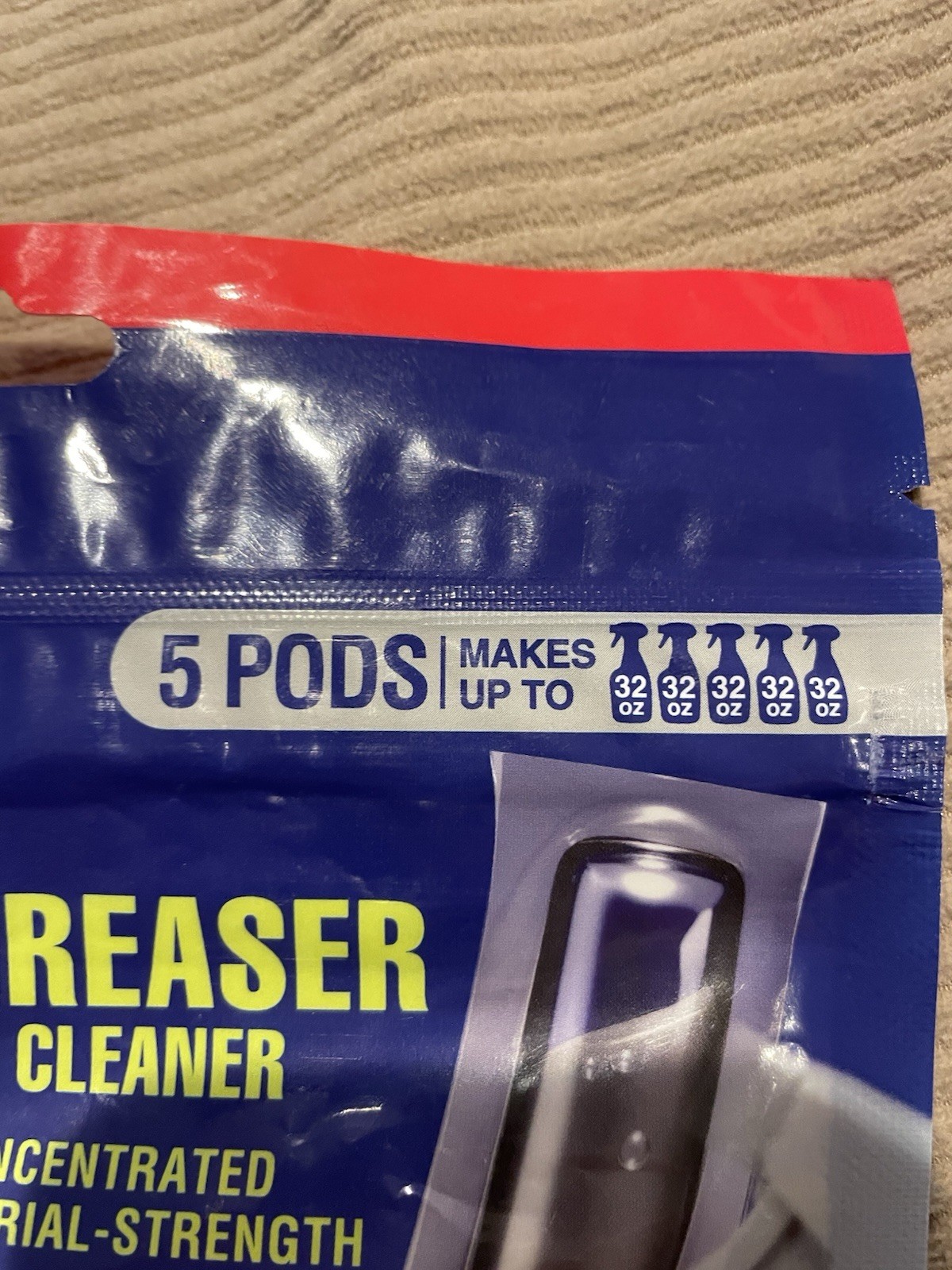 WD-40 Degreaser and Cleaner EZ-PODS, Industrial-Strength, 1Pack of 5 PODS