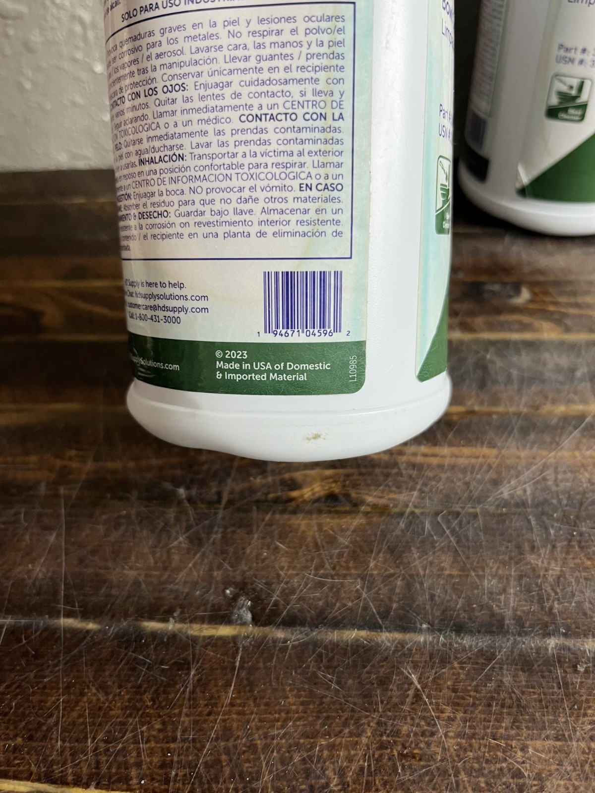 Pack of 3 Renown Mint 9 306971 Bathroom Toilet Bowl Cleaner 1 Quart