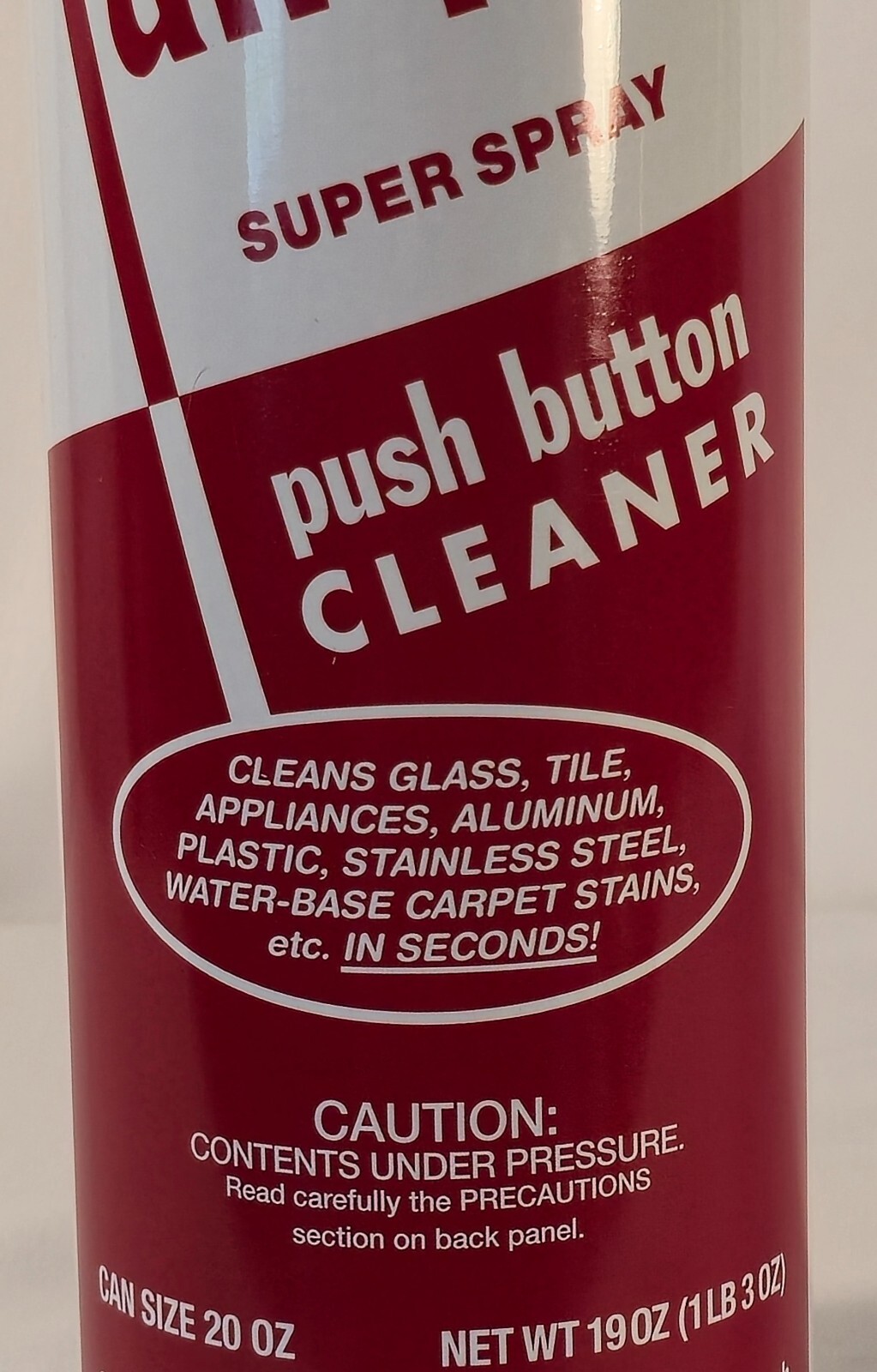 All Purpose Fan Fare Super Spray Push Button Cleaner High Concentrate Aerosol