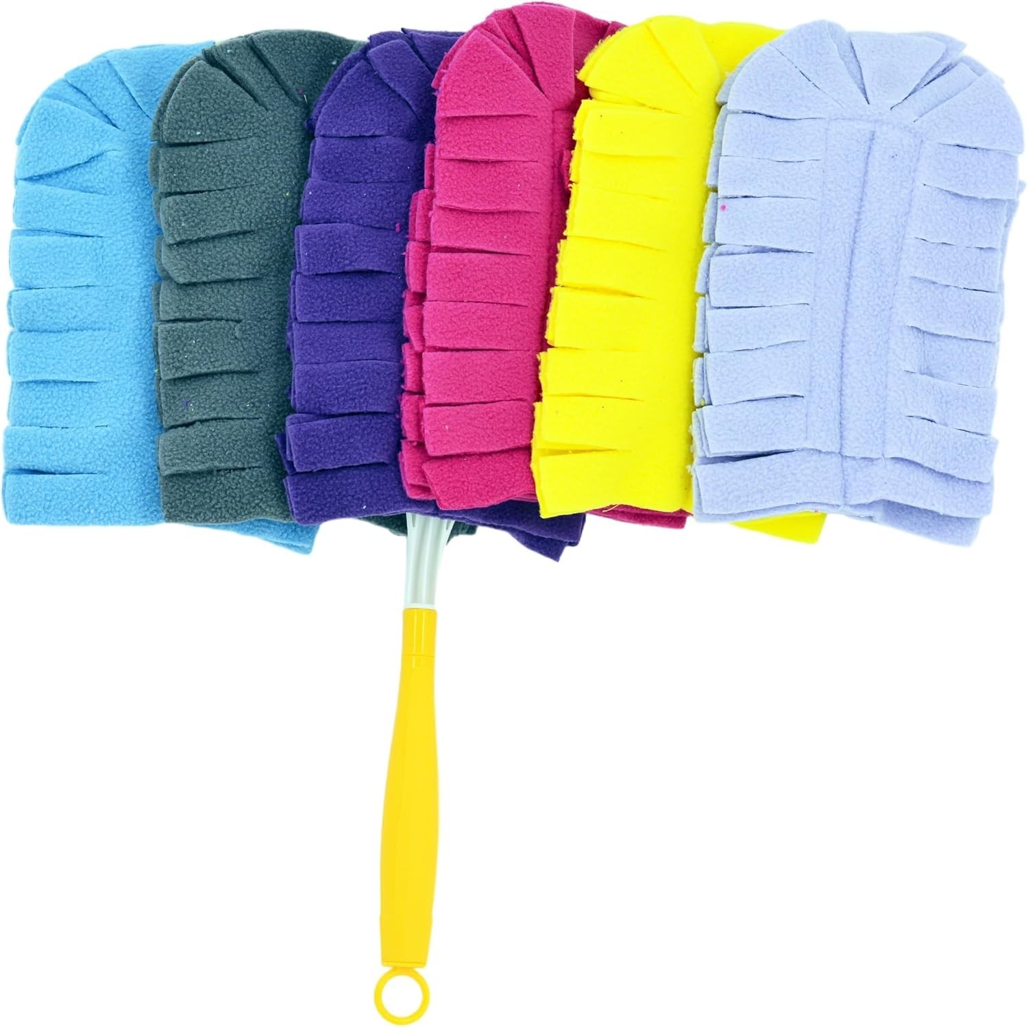 6 Pack Fleece Duster Refills 360° Reusable Duster Refills for Swiffer Washable