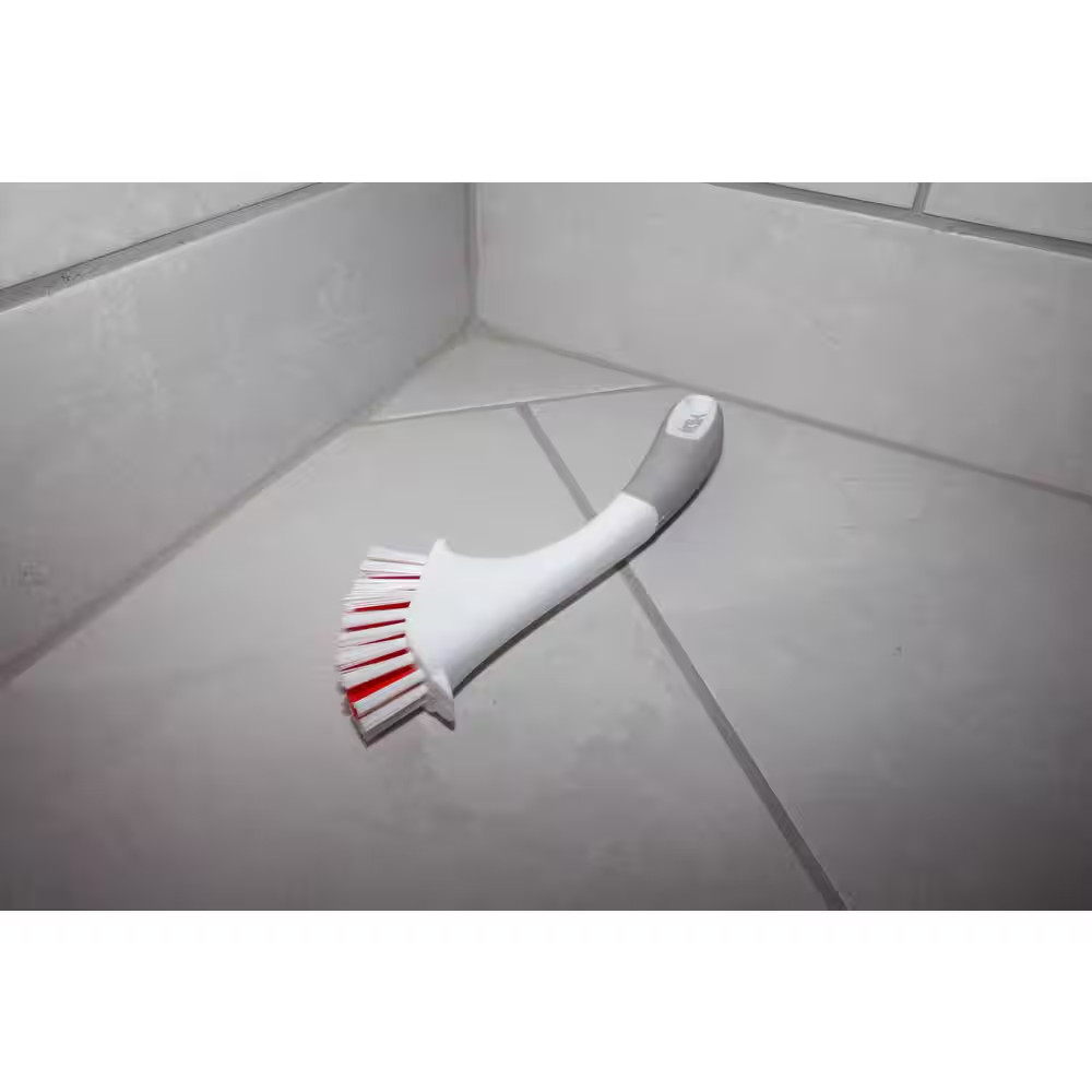 7.8 in. Tile and Grout Brush 1-Pack