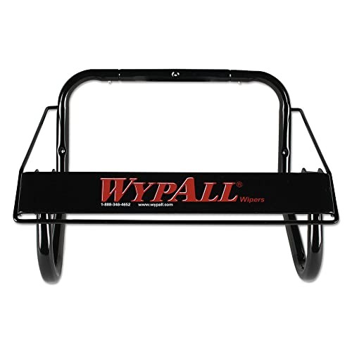 WypAll Wall Mounted Wiper Dispenser (80579), Black, Jumbo, 16.8″x10.8″x8.8″