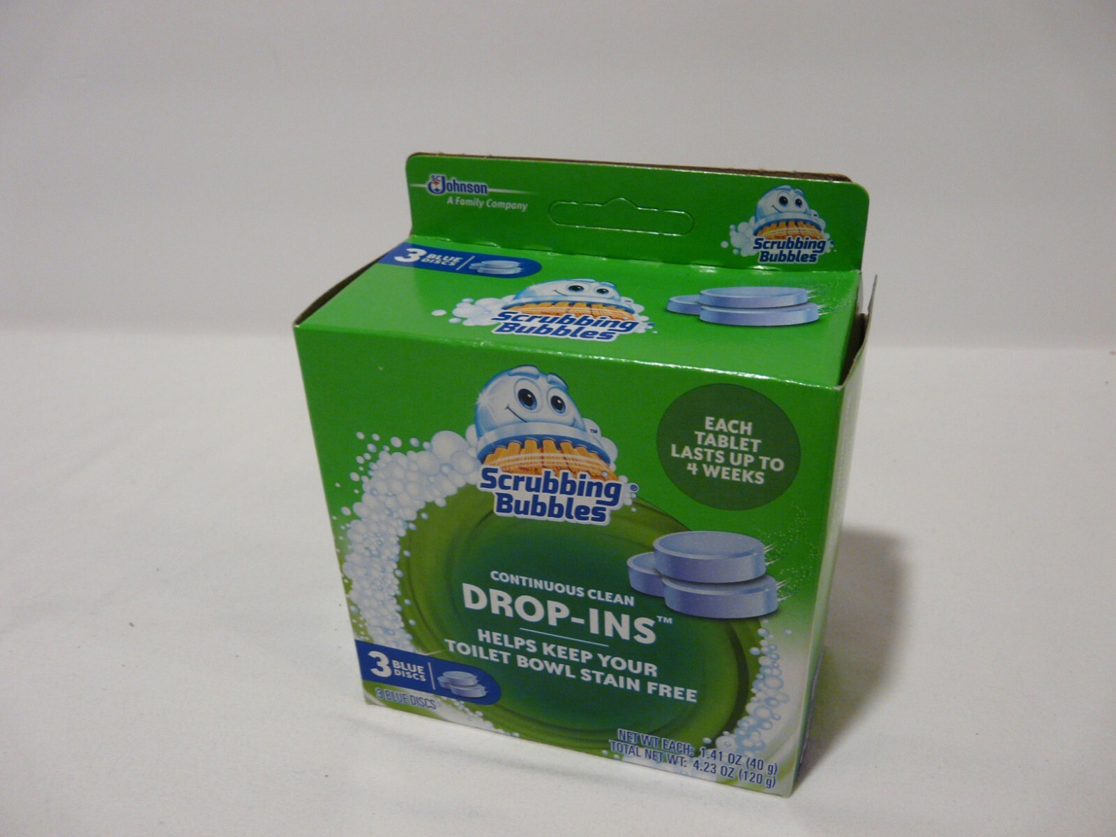 Scrubbing Bubbles Continuous Clean Drop Ins 1 pkg 3 blue discs