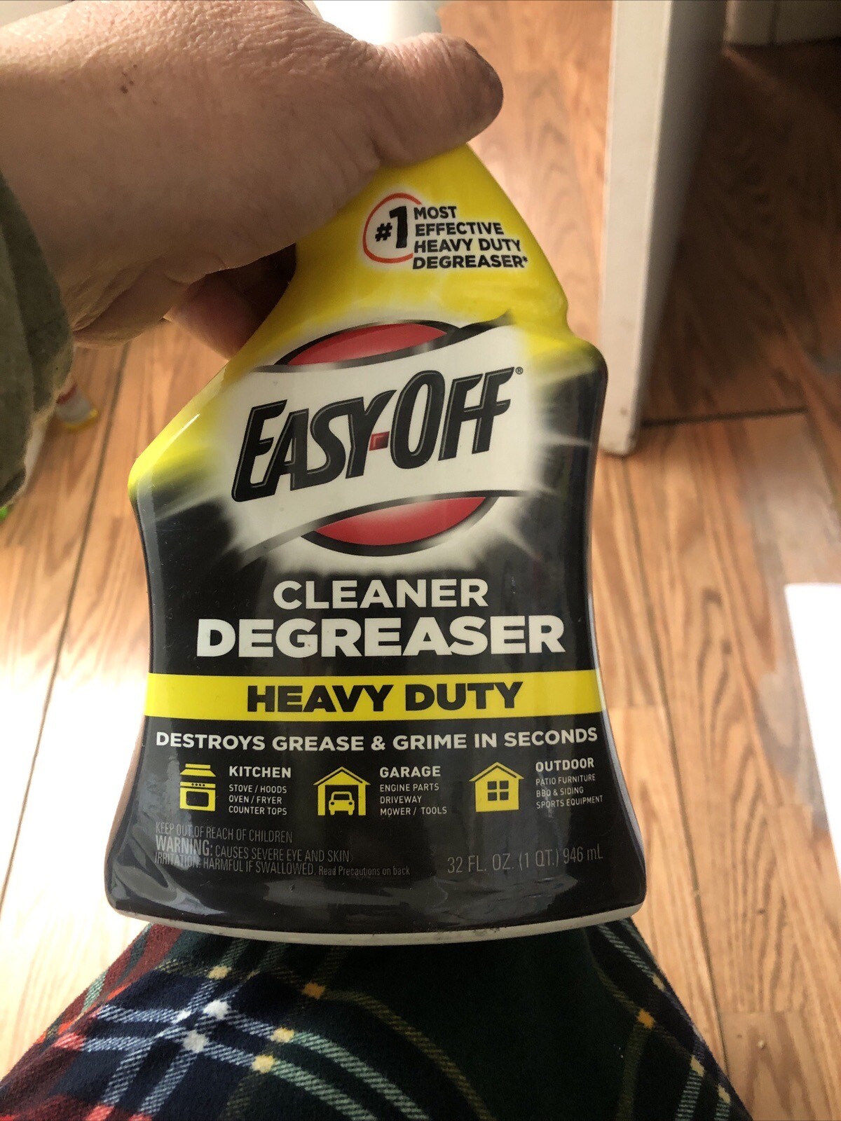 Easy-Off HEAVY DUTY Cleaner DEGREASER Stove Oven Engine Parts Tools 32oz Spray