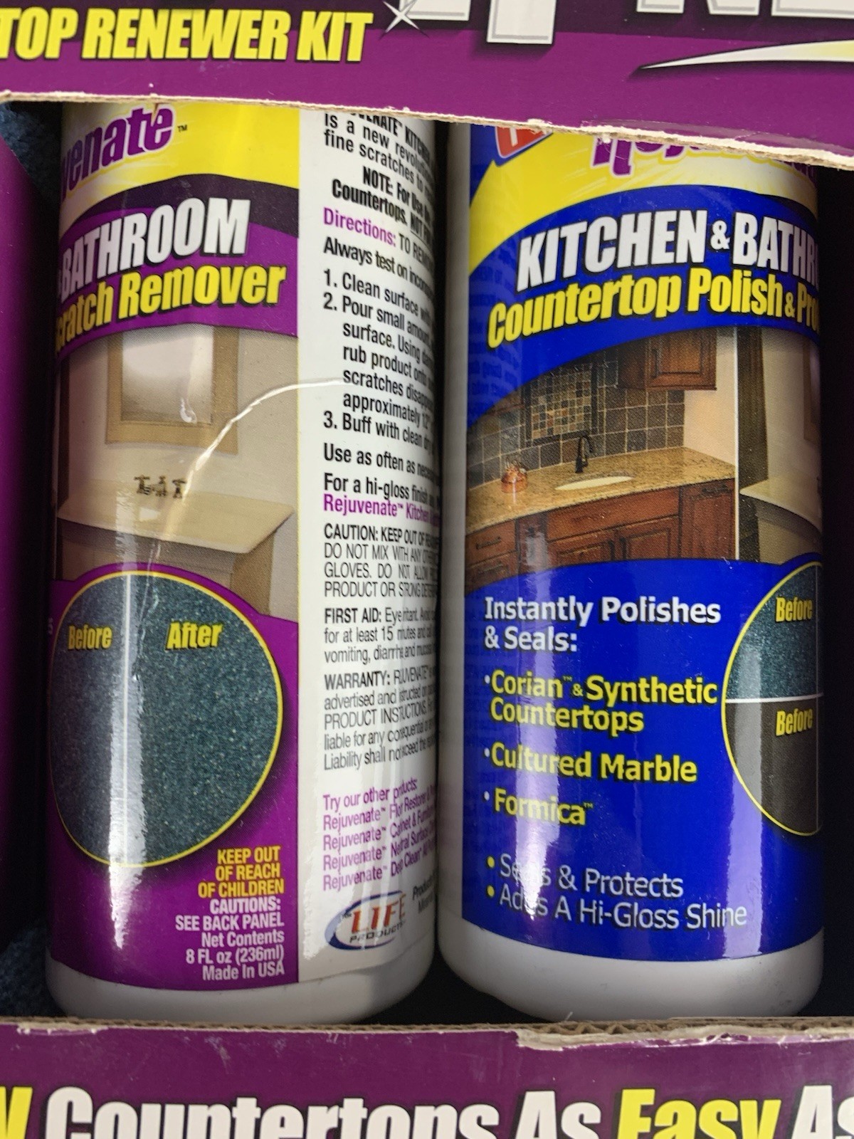 Countertops R New by Rejuvenate Kitchen Bathroom Countertop Renewer Kit NOS
