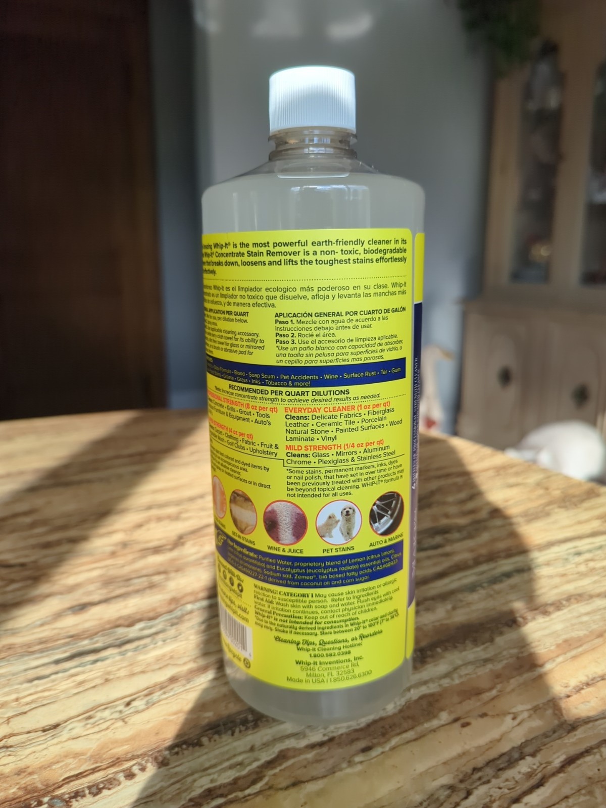 The Amazing Whip-It Earth Friendly Multi-Purpose Cleaner 32oz Concentrate