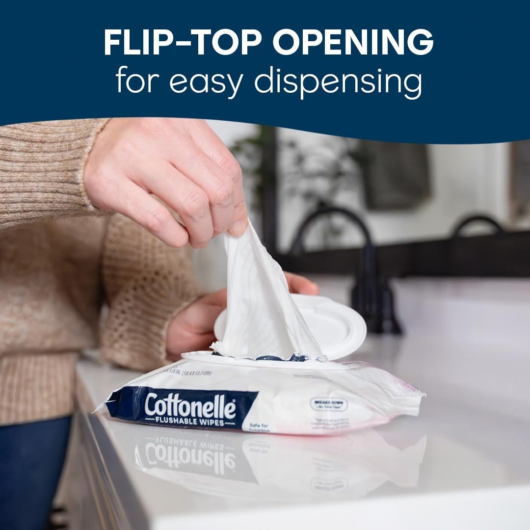 Soothing Cottonelle Fragrance Free Wipes – Perfect for Sensitive Adult Skin