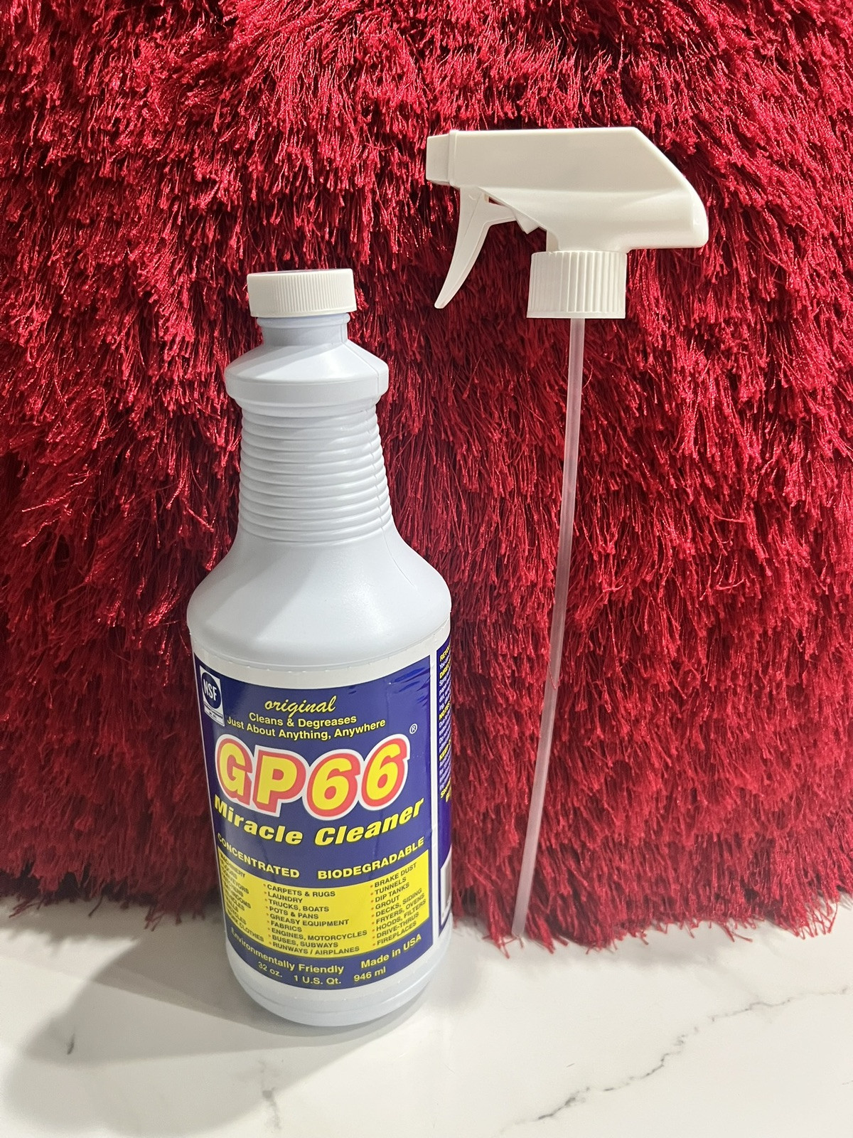 GP66 Miracle Cleaner 32 oz Spray Nozzle Included NEW Sealed 1 oz to 1 Gallon