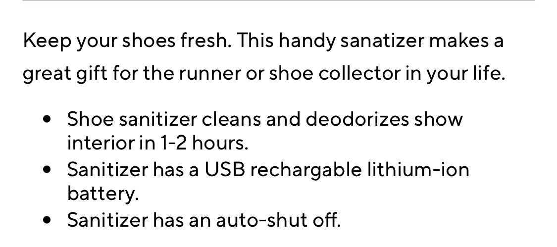 Pottery Barn Sneaker Detox UV Light Sanitizer Discontinued
