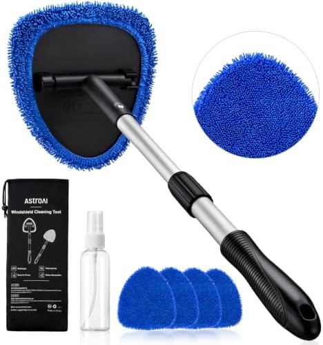 AstroAI 21″ Extra-Long Windshield Cleaner Tool, Car Interior Detailing