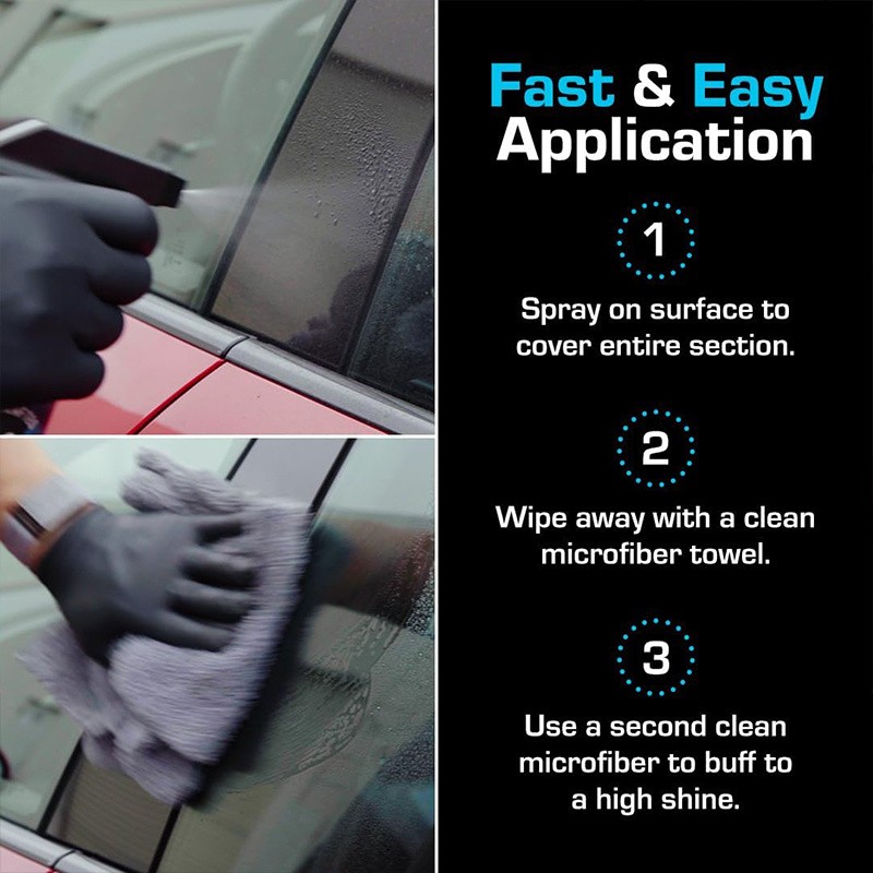 17.6oz Car Coating Spray with Cloth – Quick Detailer for Smart & GM Vehicles