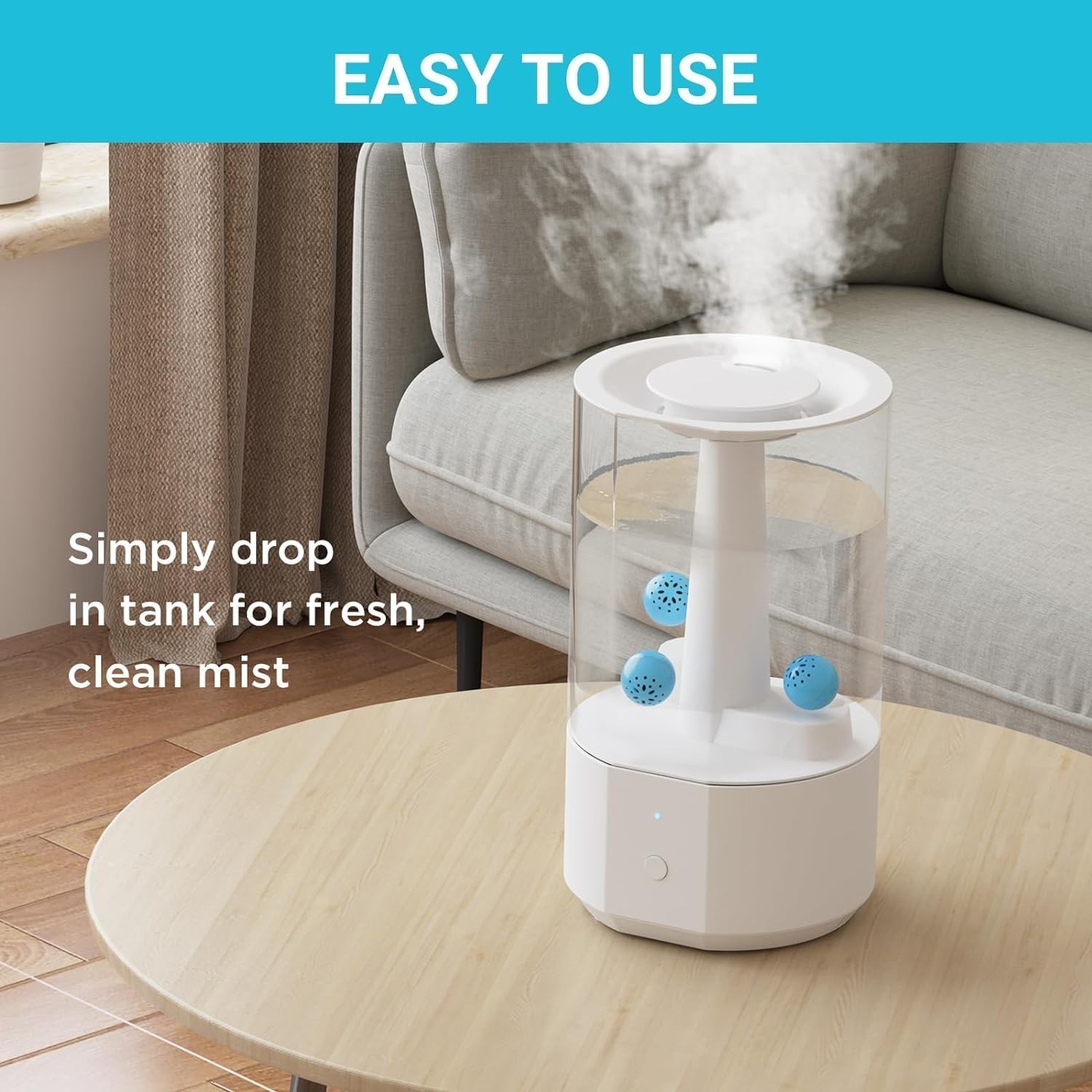 Humidifier Cleaning Ball – Fight Humidifier Mold and Bacteria with Humidifier Cl