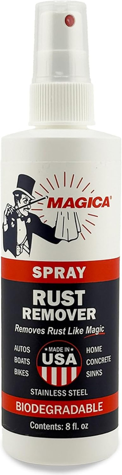 Magica® Rust Remover (8Oz Spray) Reliably Removing Rust Stains for over 35 Years