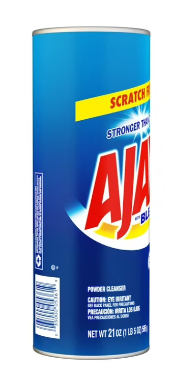 4 Packs Ajax All-Purpose Powder Cleaner with Bleach 21 oz