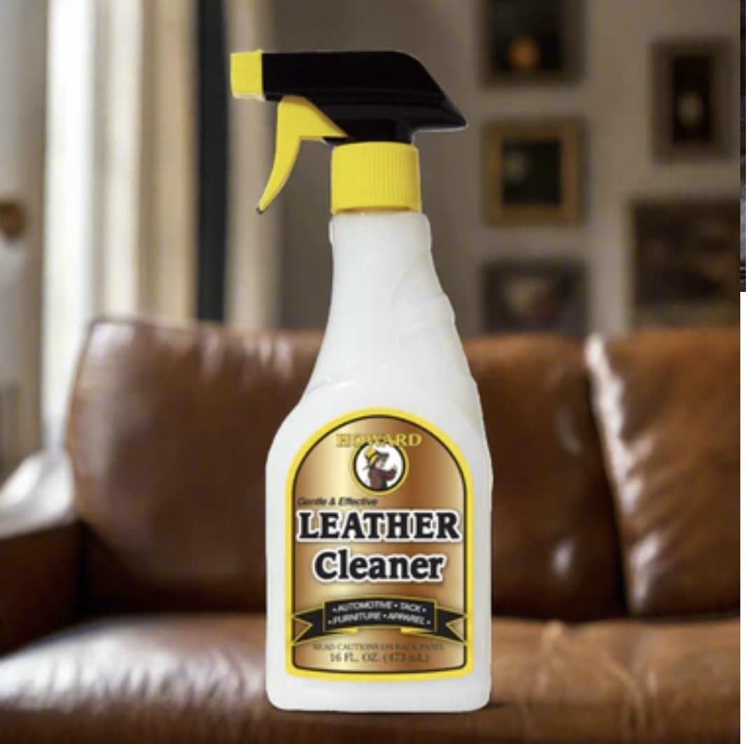 Howard Products LTC016 Leather Cleaner, 16 oz, 16 Fl Oz (Pack of 1), White