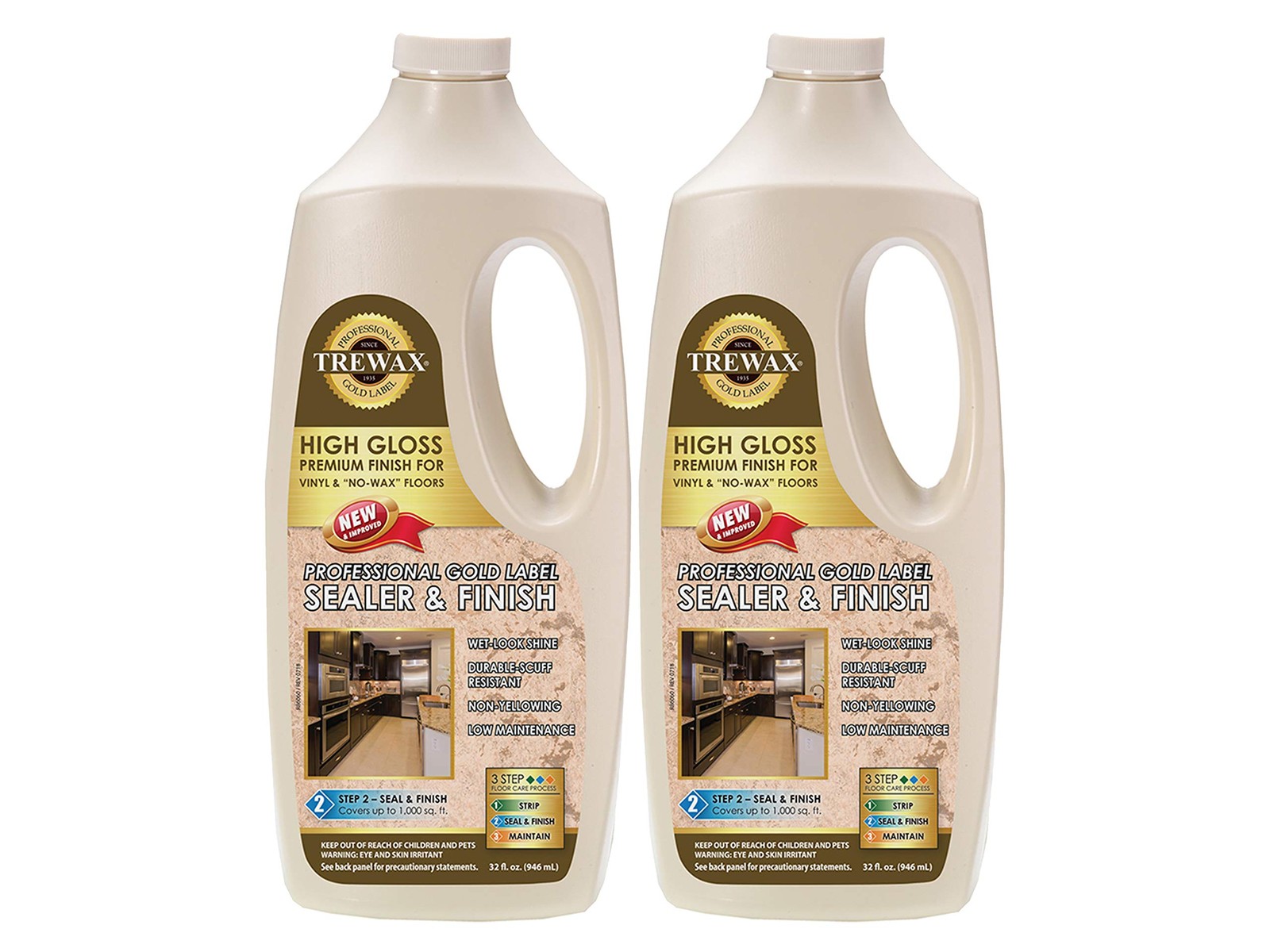 Professional Gold Label Sealer, Gloss, 32-Fluid Ounce, Pack of 2