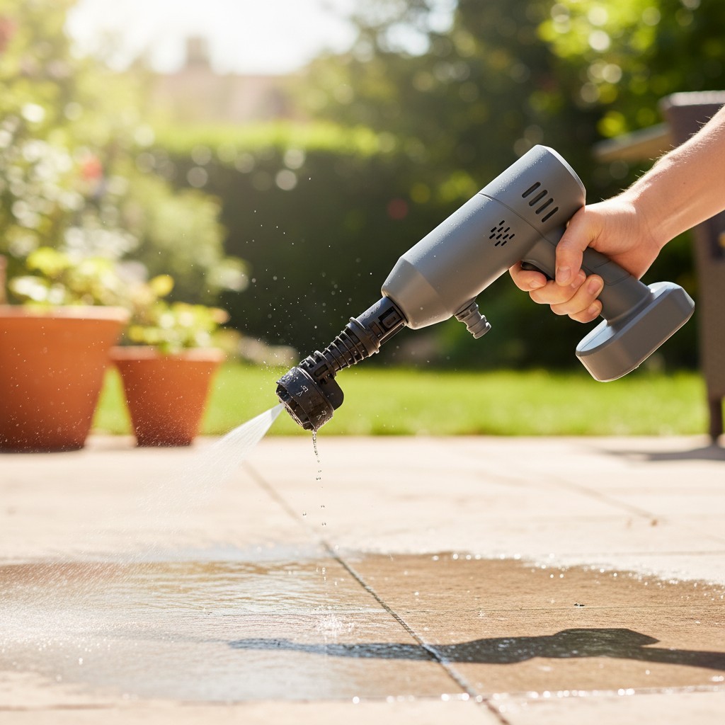 Effortless Handheld Spray Tool for Cars, Patios, and Outdoor Furniture Cleaning