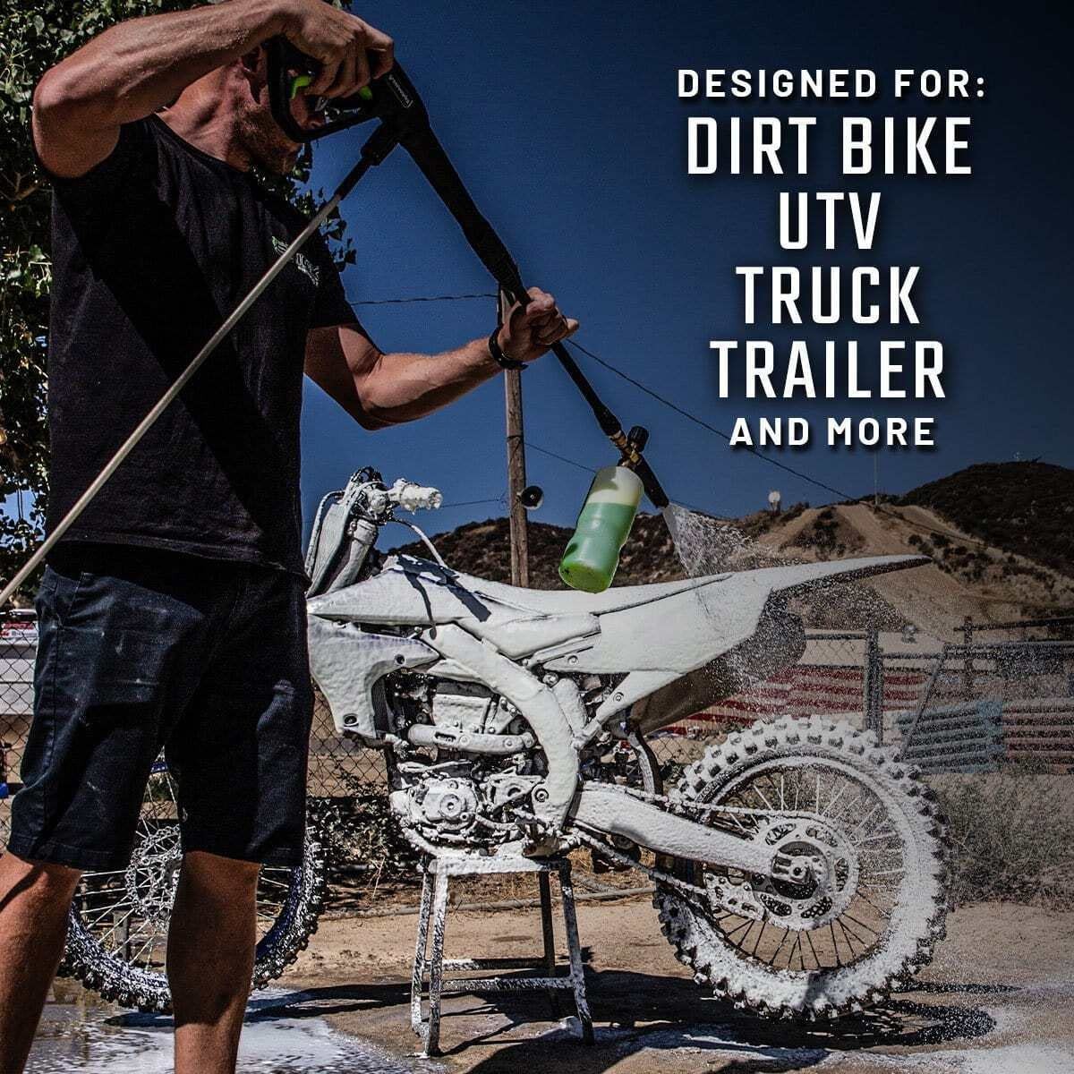 Slick Off-Road Wash Foam Cleaner 32oz for Dirt Bikes UTVs Trucks