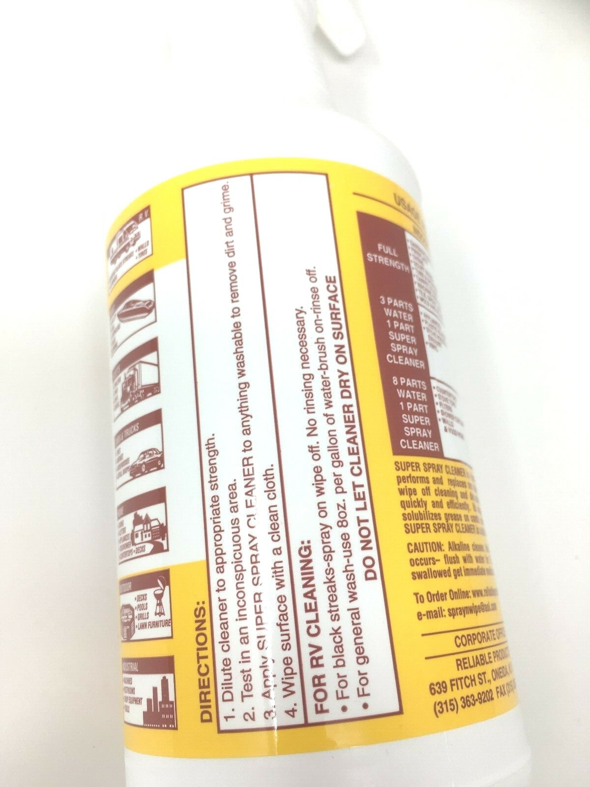 Reliable 1 Super Spray All Purpose Cleaner (1, 32oz) BEST PRICE W FREE SHIPPING