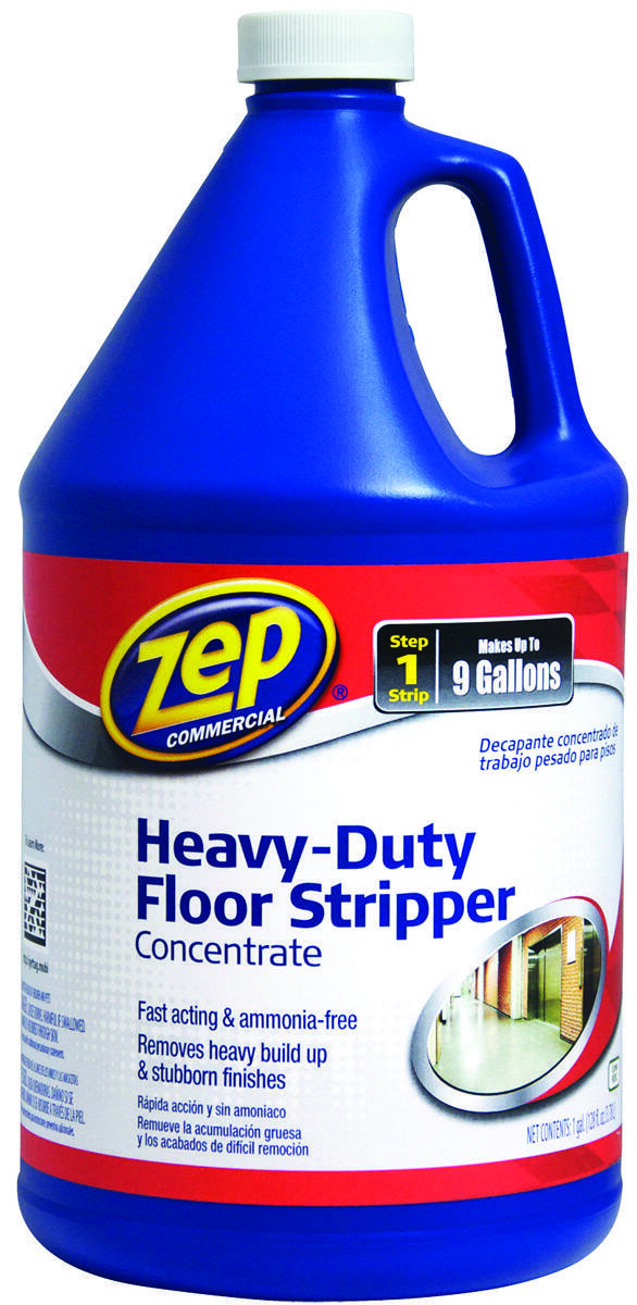 ZEP ZULFFS128 Floor Stripper, 1 gal, Liquid, Clear