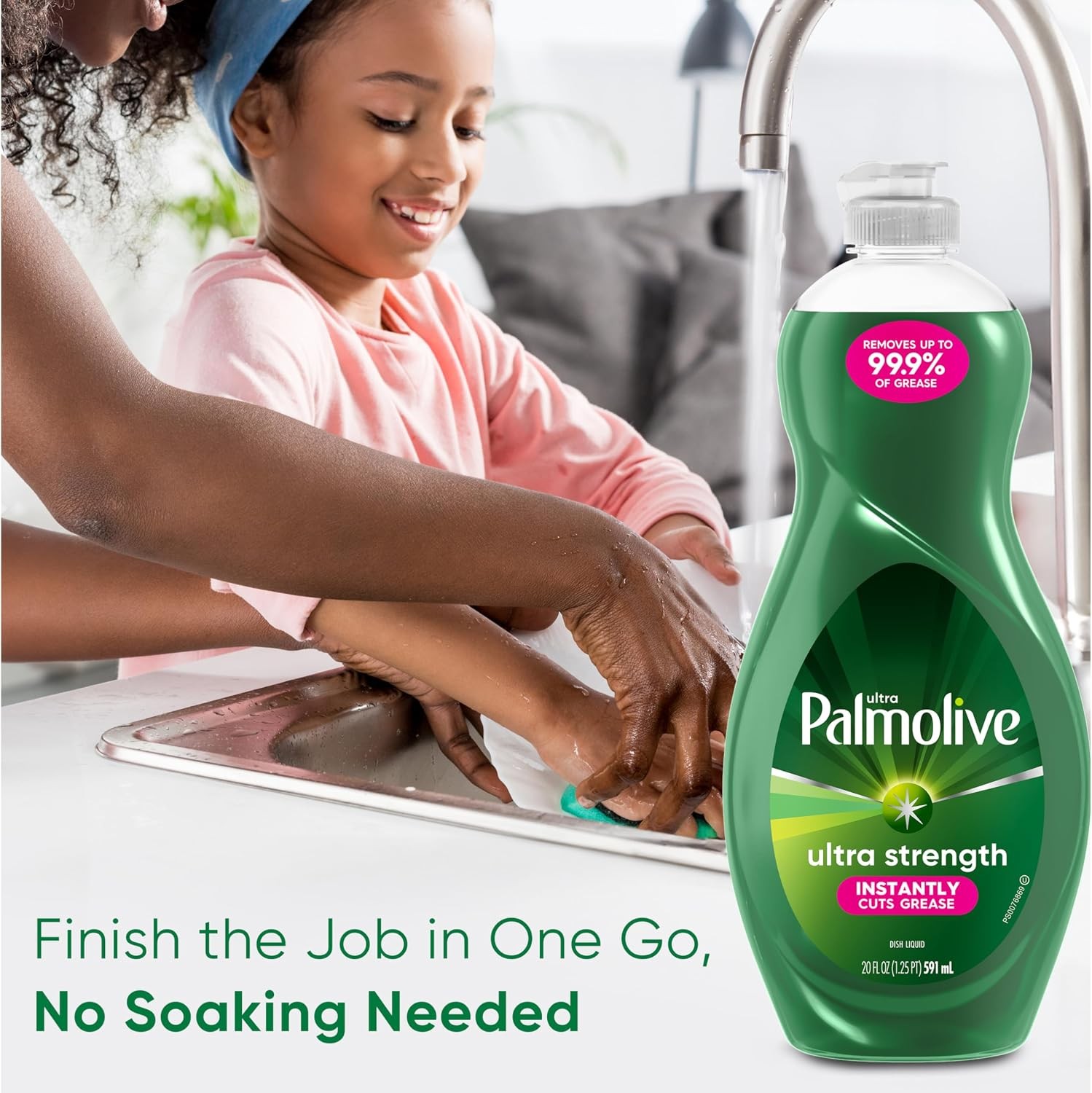 Palmolive Ultra Strength Liquid Dish Soap, Original Green, 20 Fluid Ounce