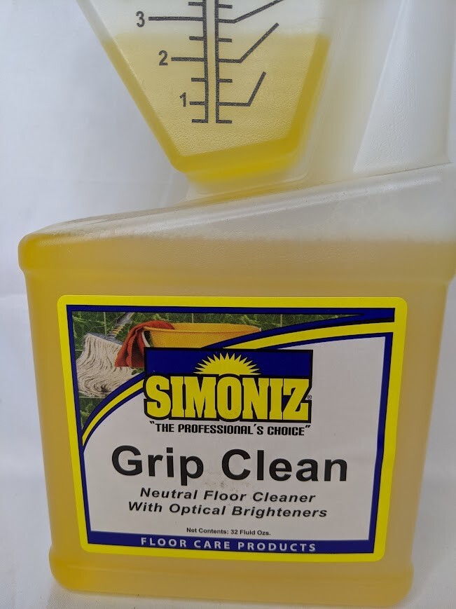 Simoniz Grip Clean Concentrate Neutral Cleaner – Tip and Pour – 32 fl oz