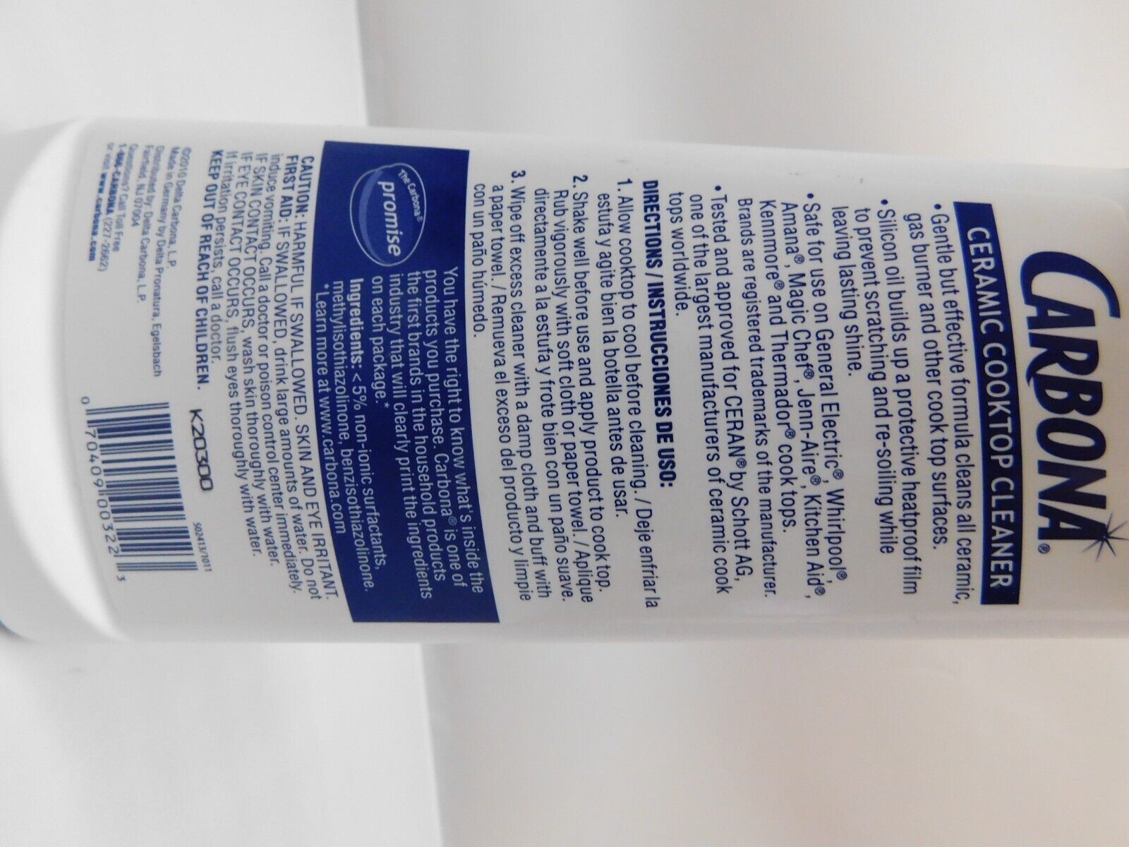 Carbona Ceramic Cooktop Cleaner (16.8 oz) Value Size