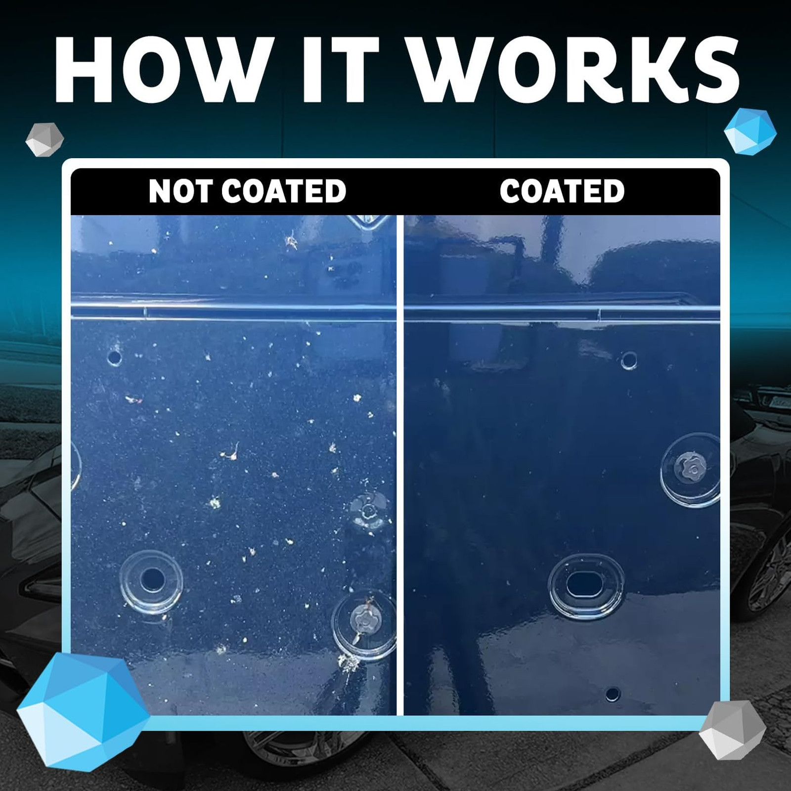 Car Spray with Triphene All Purpose Waterless Detailer Kit, 2 Pack 20oz