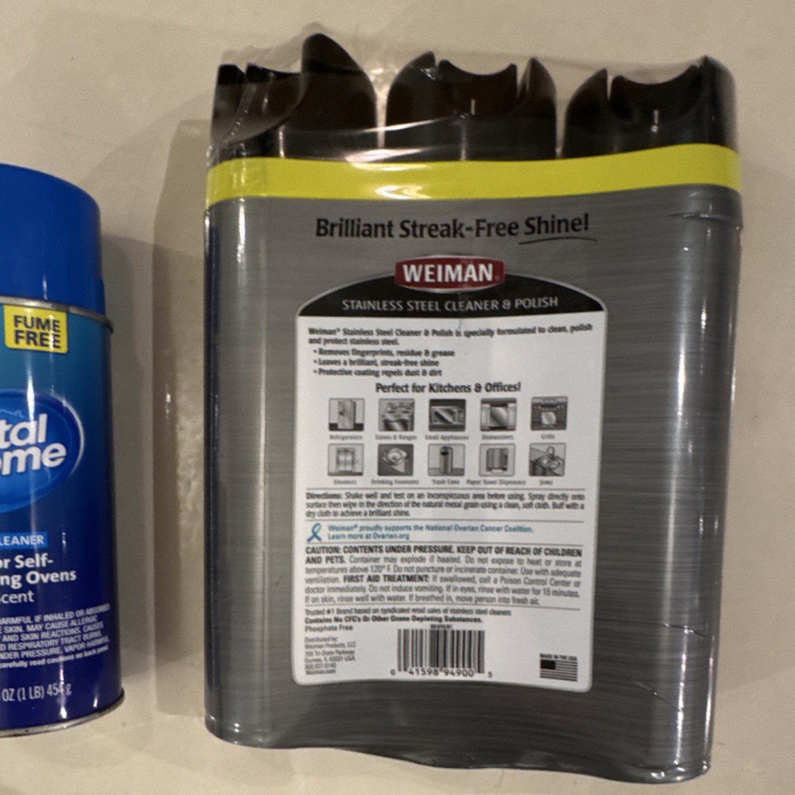 Weiman Steel Cleaner 3-Pack, Total Home Oven Cleaner Fume Free
