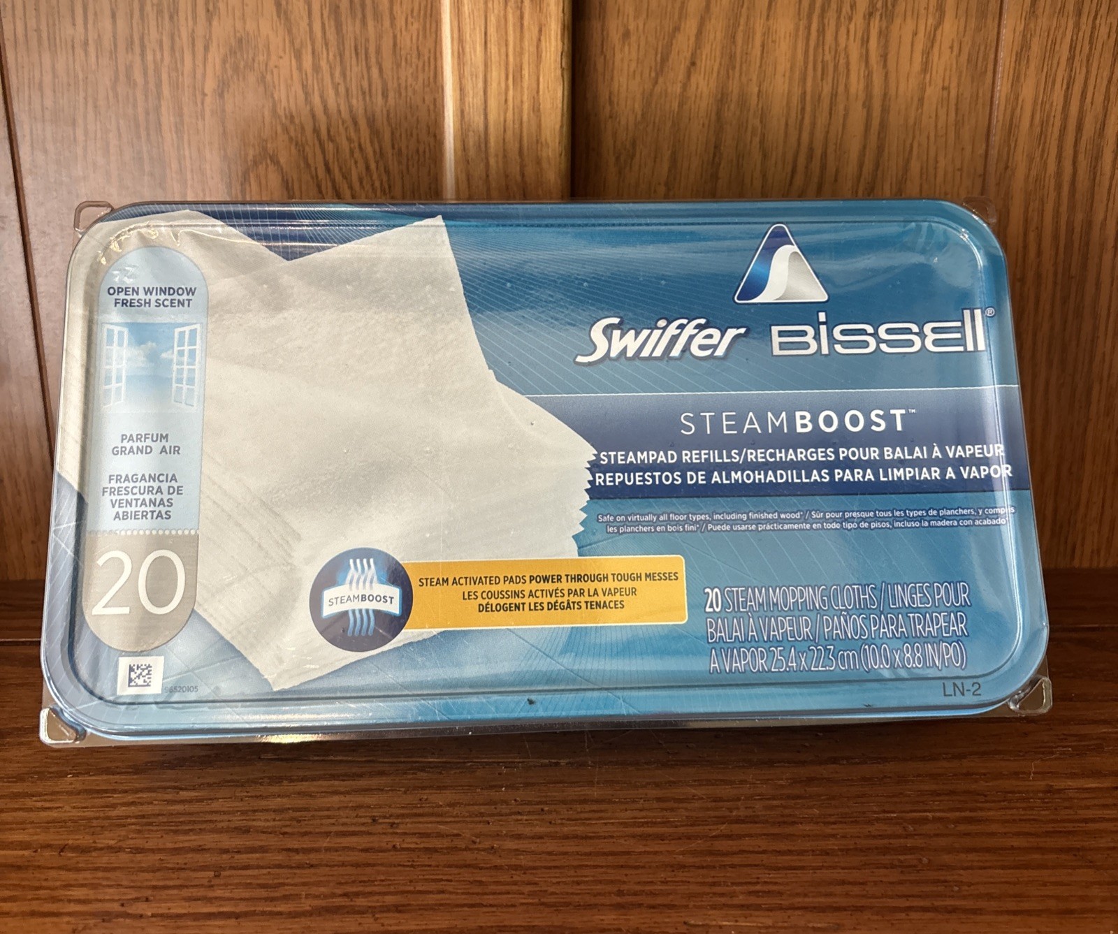 NEW Swiffer Bissell Steam Boost Steampad Refills Open Window Fresh Scent 20ct