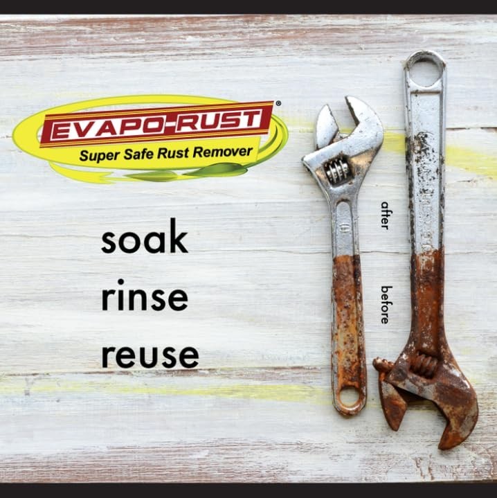 32 oz CRC Evapo-Rust: Non-Corrosive Water-Based Rust Remover for Bare Metal