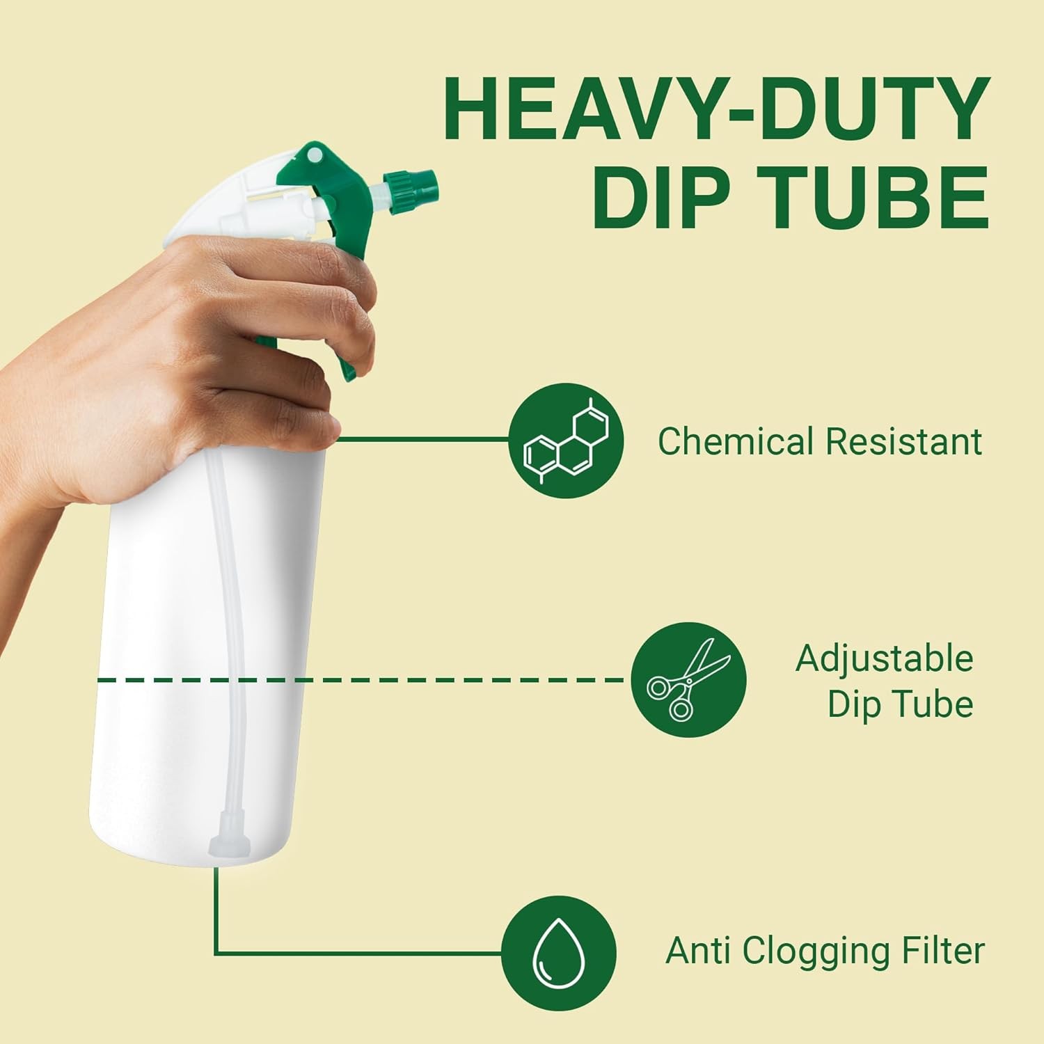 Spray Bottle Nozzle Replacement Bottle Tops Only Sprayer Nozzle Triggers Heavy