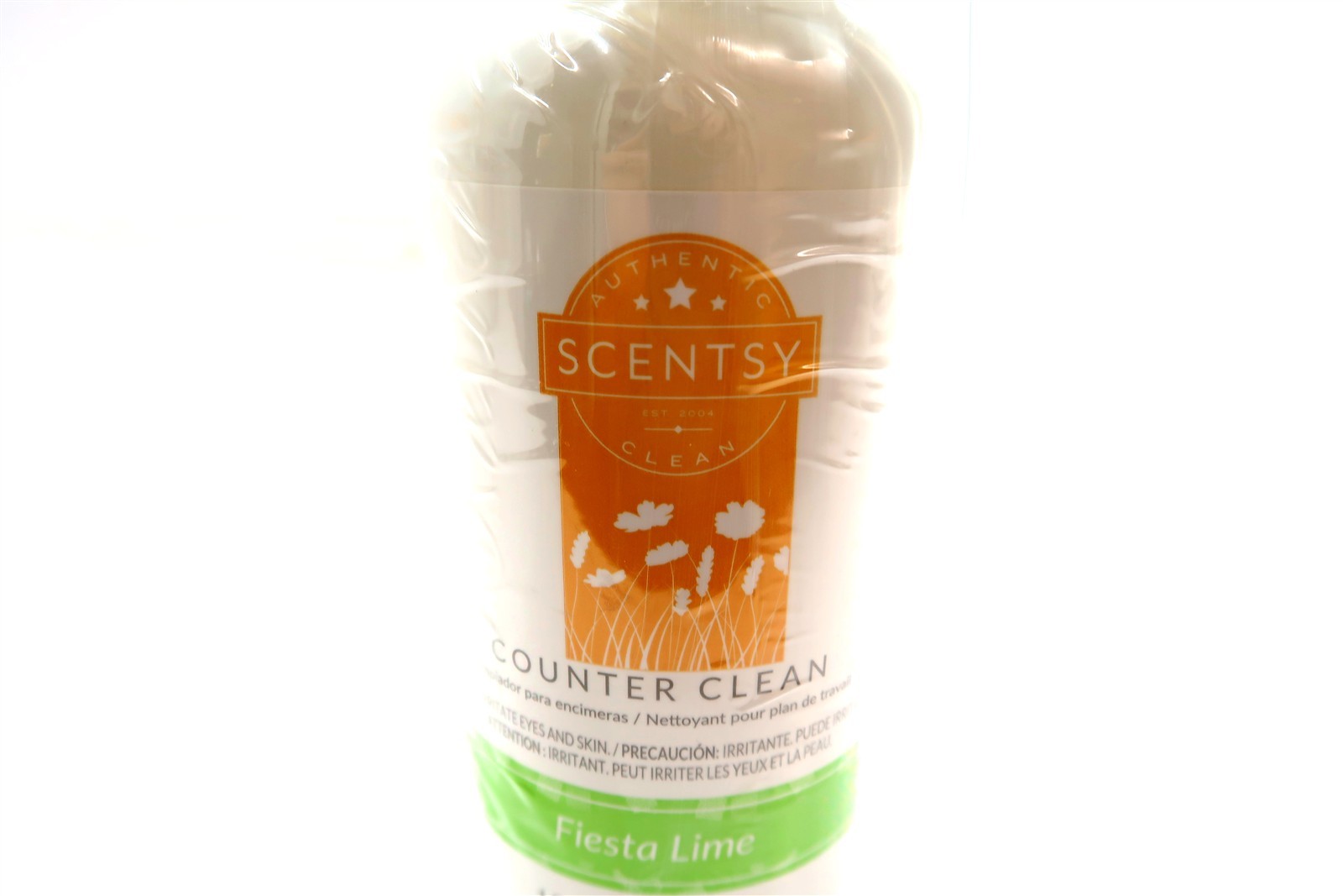 New SCENTSY COUNTER CLEAN in Fiesta Lime Scent Spray Bottle 16 Fl Oz 62045